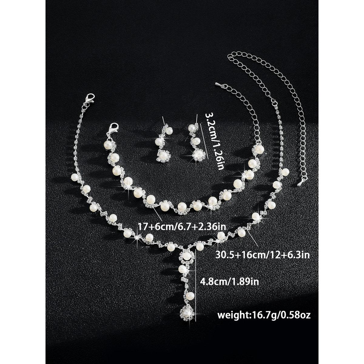 طقم منسق من قلادة وسوار مع أقراط-women-watchesandjewellery-jewellery-jewellerysets-image-6