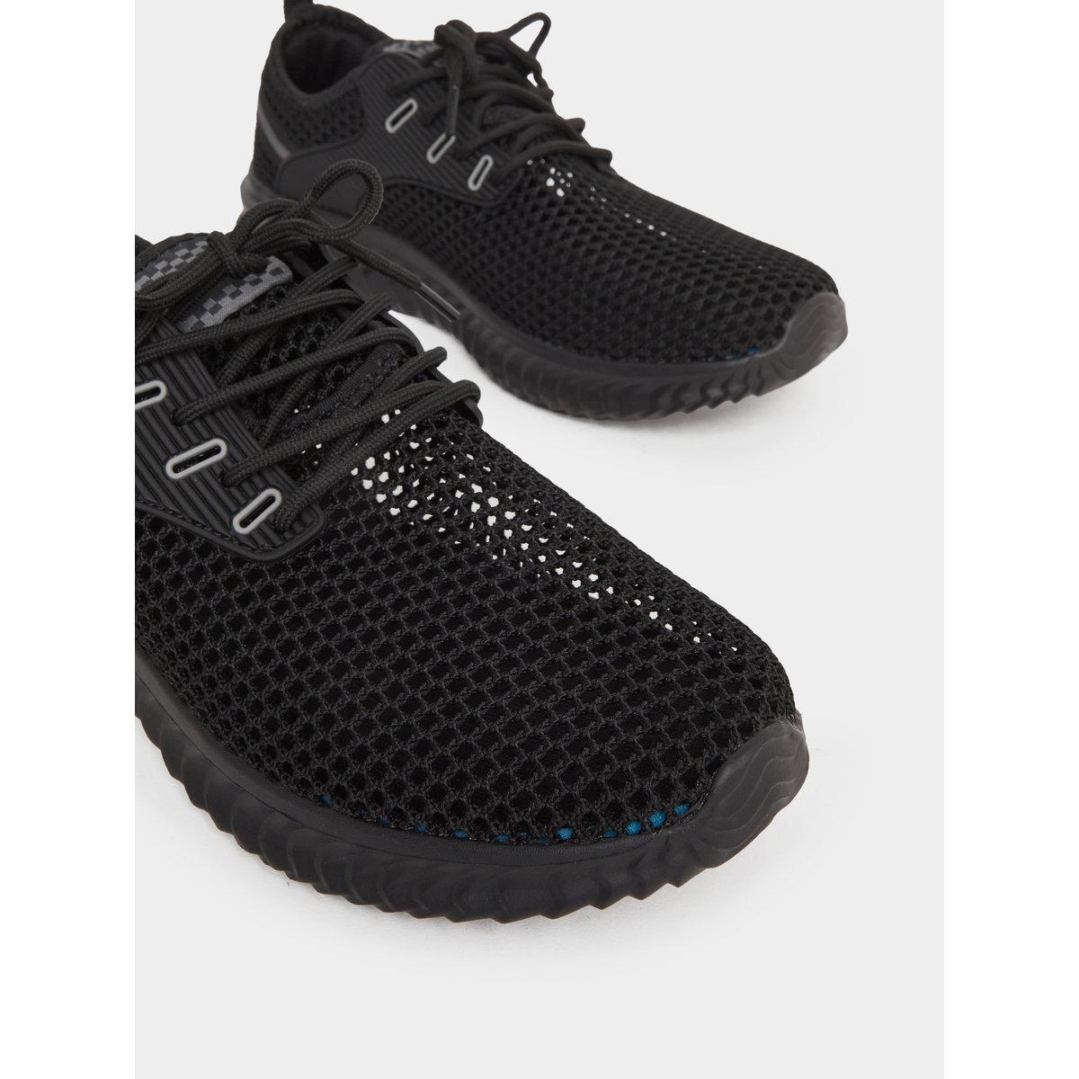 Take Two Textured Lace Up Sneakers-men-shoes-sneakers-image-4