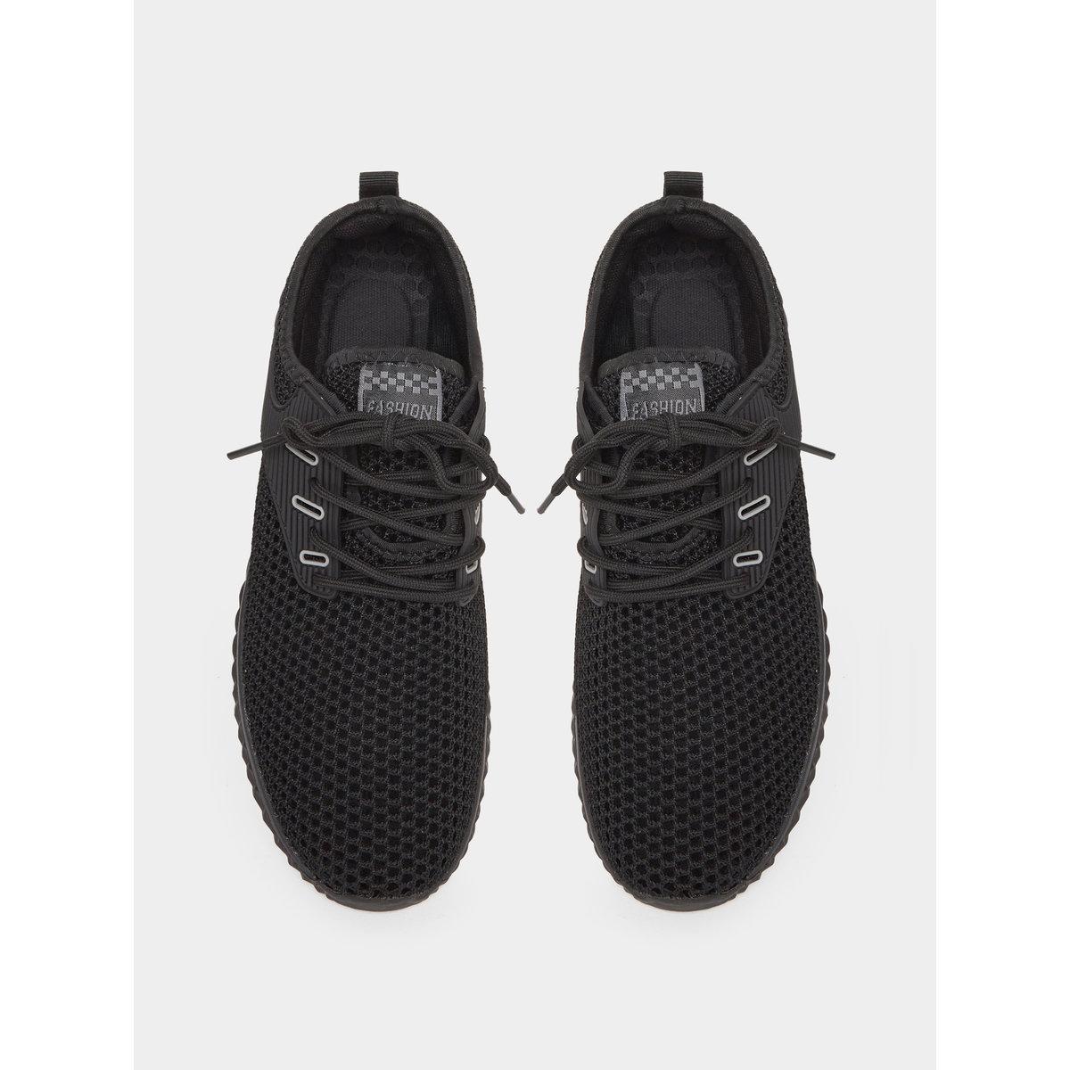 Take Two Textured Lace Up Sneakers-men-shoes-sneakers-image-6