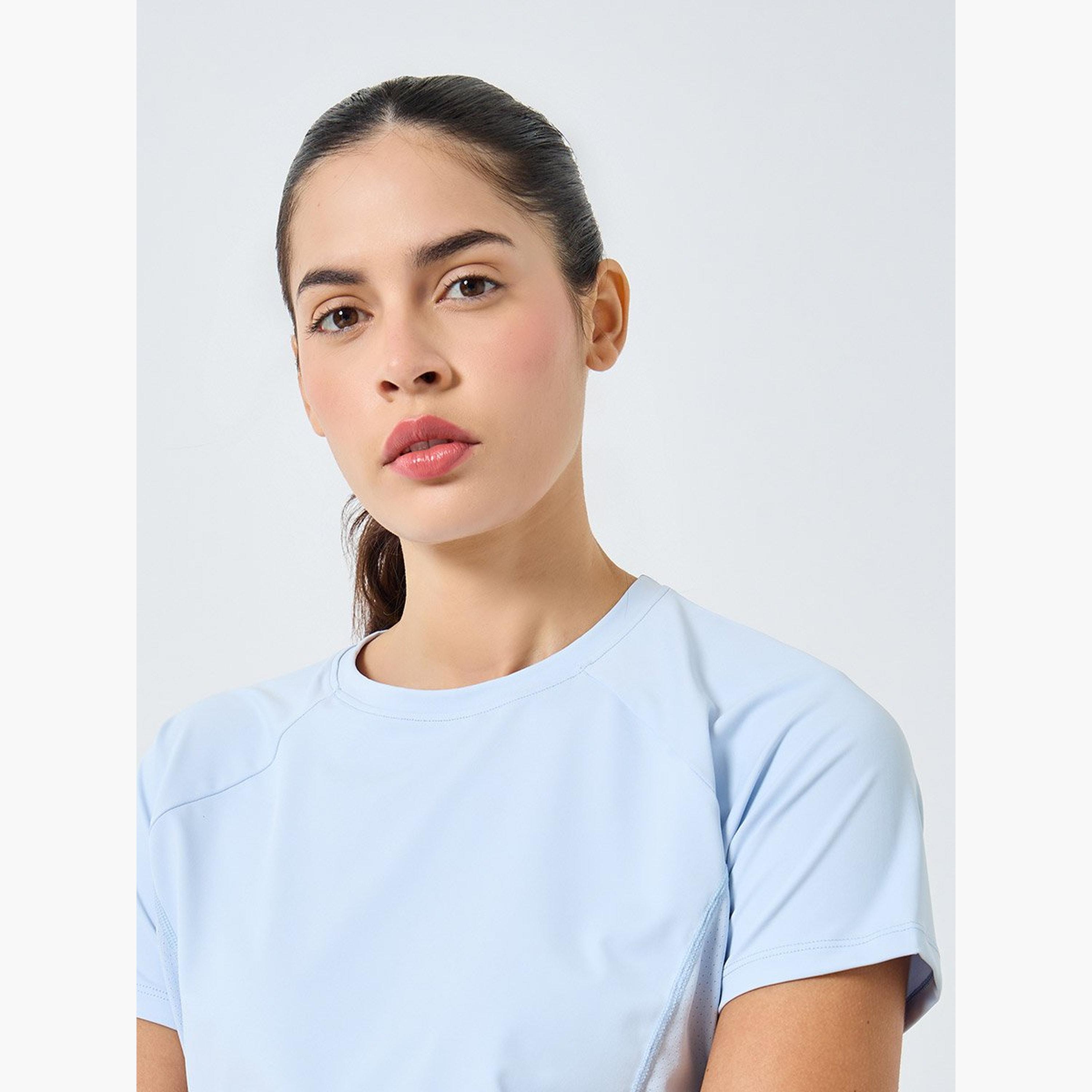 Styli Back Curved Mesh Insert Top-women-clothing-sportswearandactivewear-tshirtsandvests-image-3