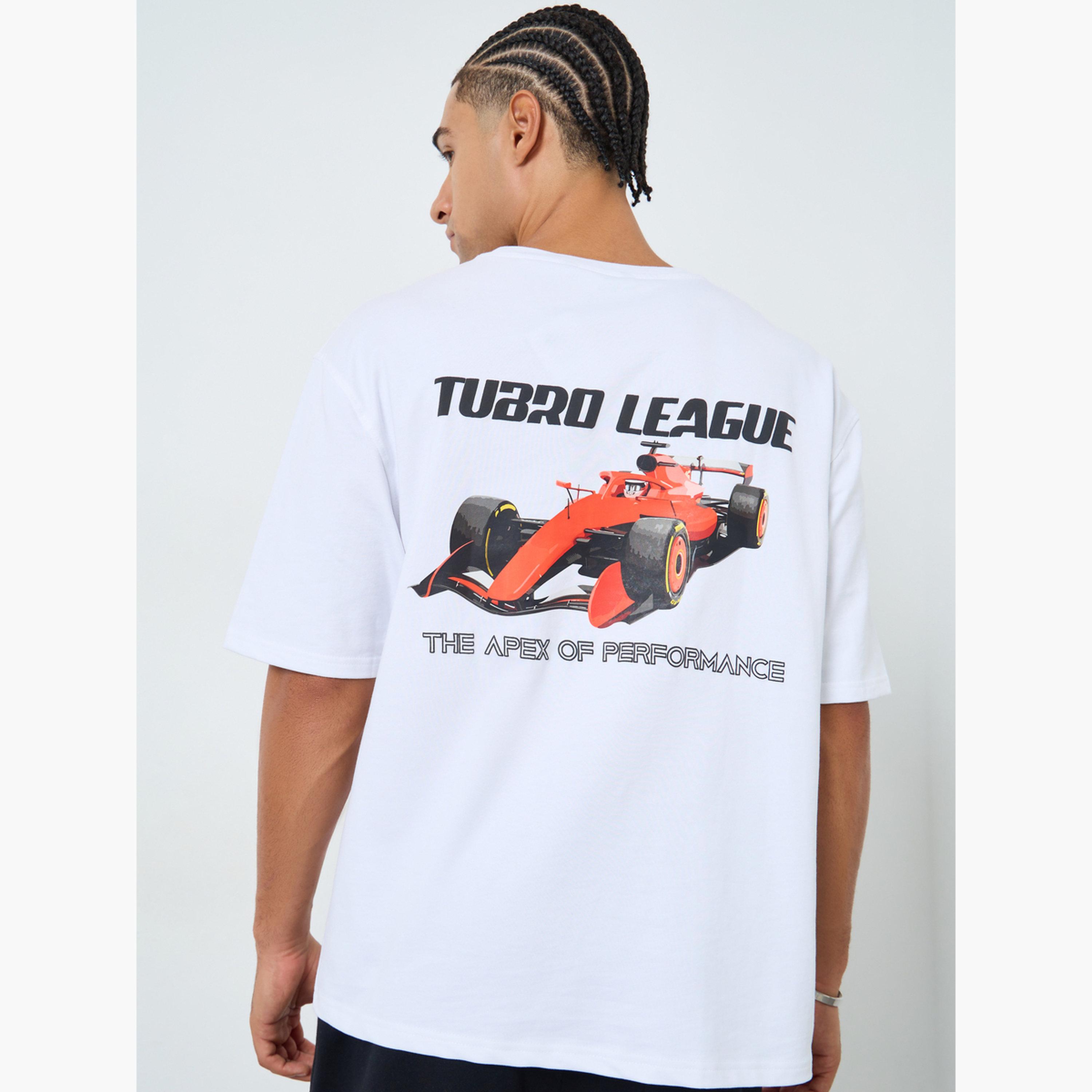 Styli Men White Graphic Print Oversized T-Shirt-men-clothing-tshirtsandpolos-tshirts-image-5