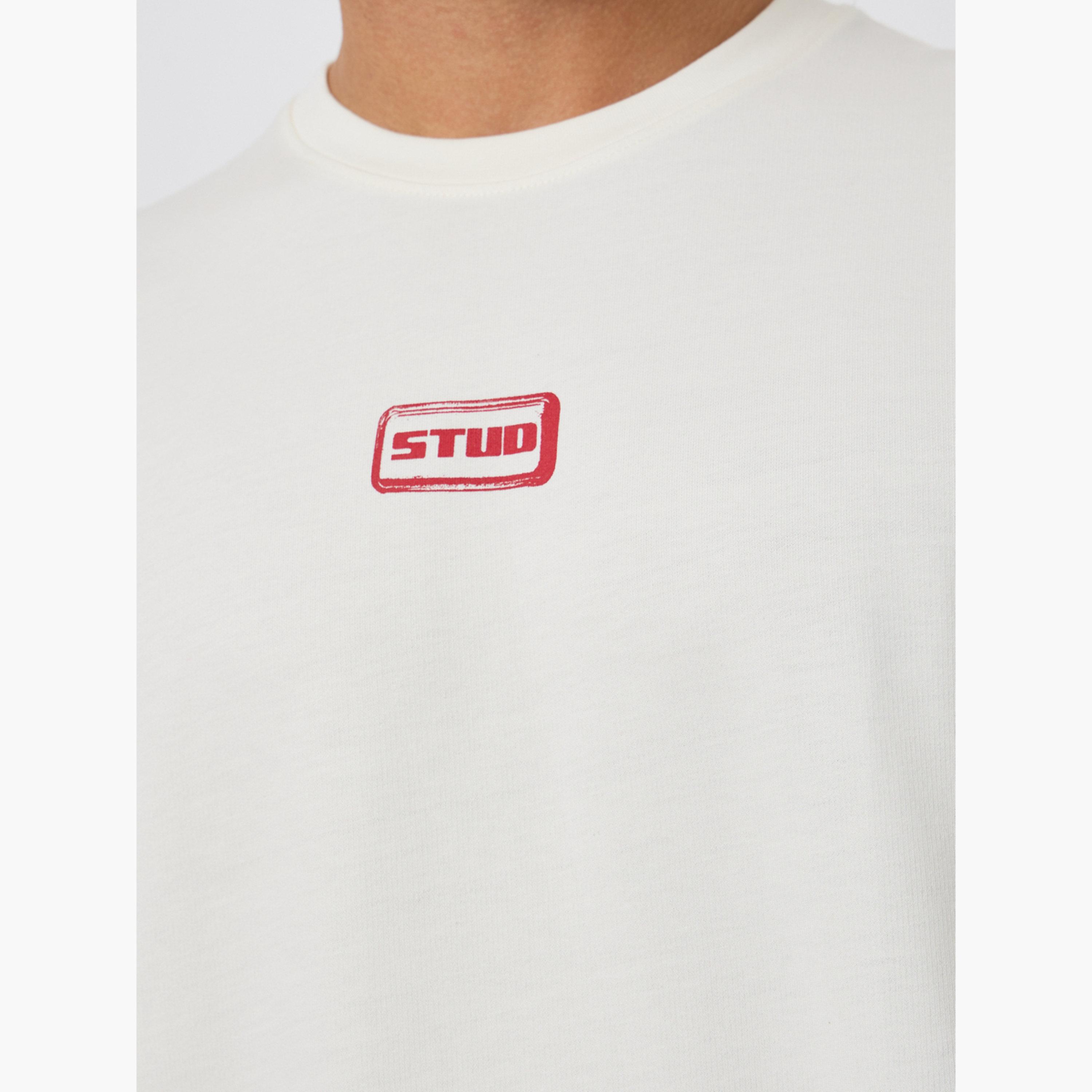 ستايلي - تي شيرت رجالي مقاس واسع برسومات غرافيكية باللون البيج-men-clothing-tshirtsandpolos-tshirts-image-4