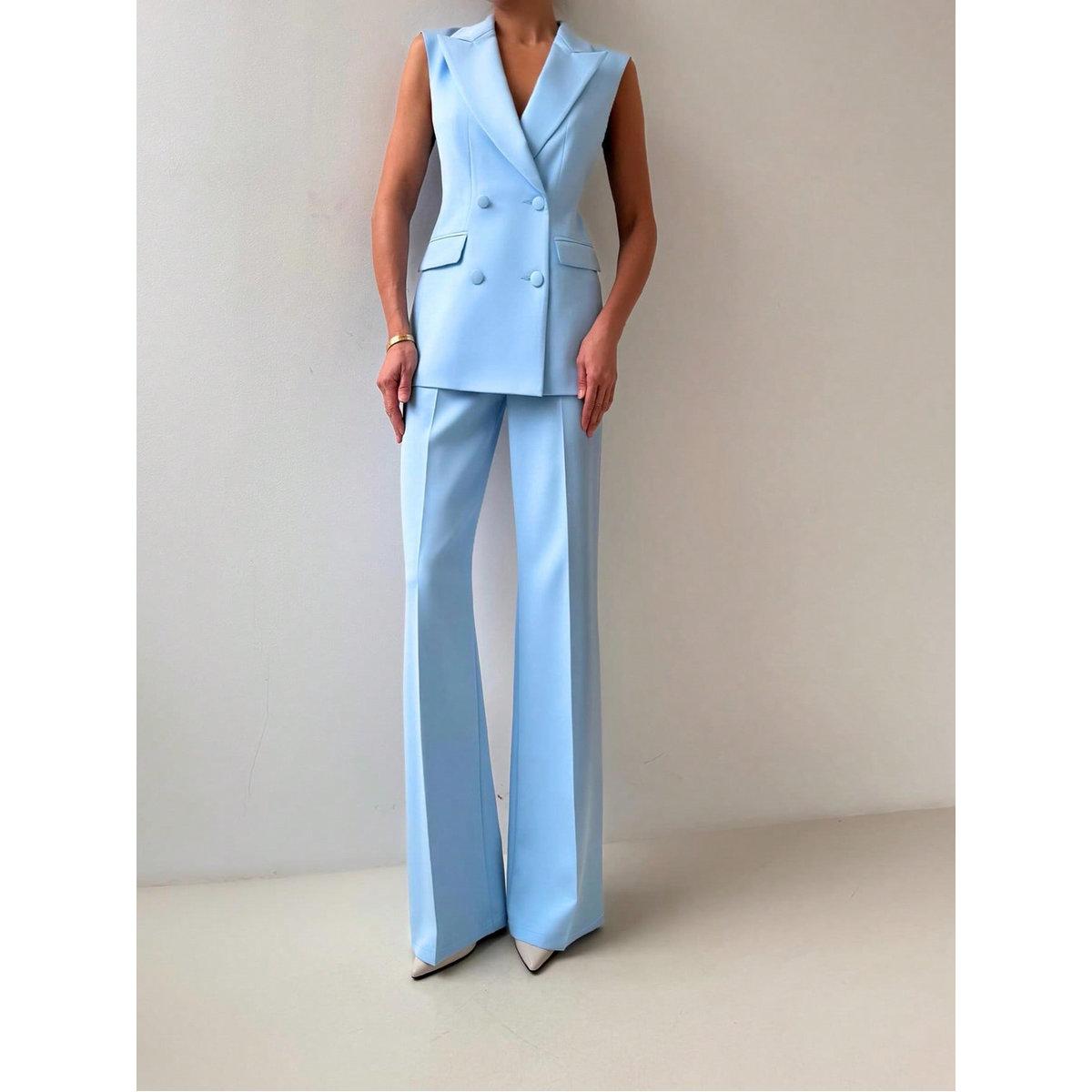 طقم منسق من بنطال وجيليه-women-clothing-coordsets-image-1