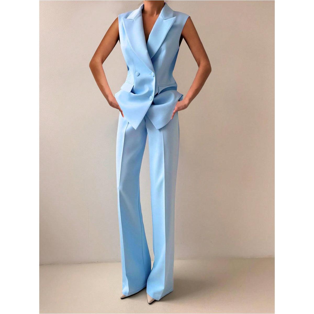 طقم منسق من بنطال وجيليه-women-clothing-coordsets-image-5