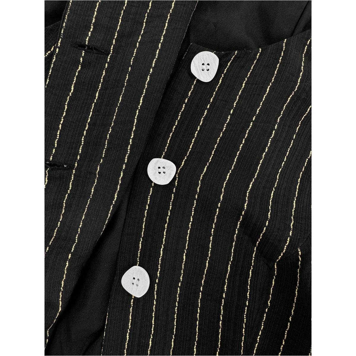 Take Two Striped Button Up Top and Pants Co-Ords-women-clothing-coordsets-image-5