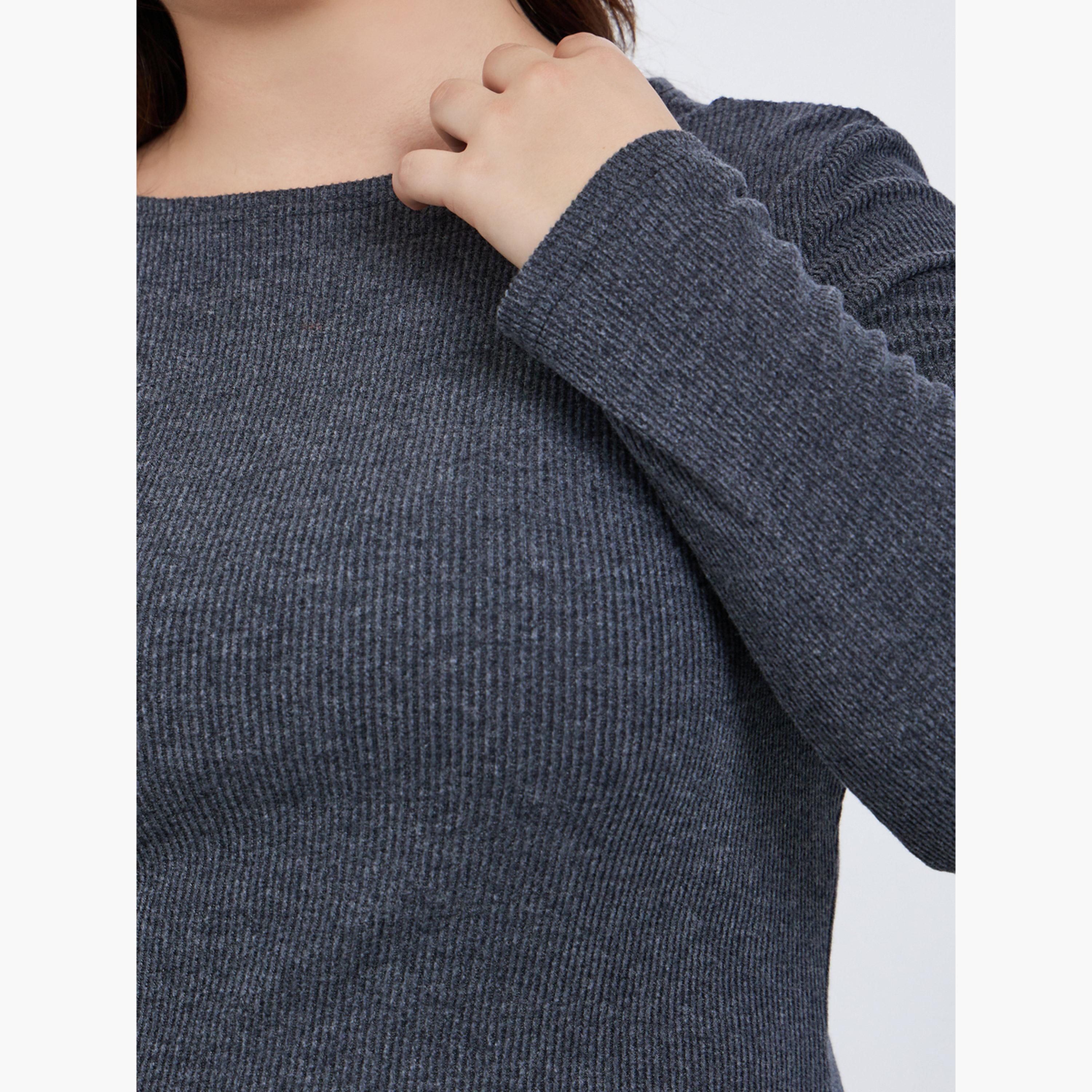 ستايلي - فستان ماكسي مضلع ناعم مقاس كبير-women-clothing-dresses-image-4
