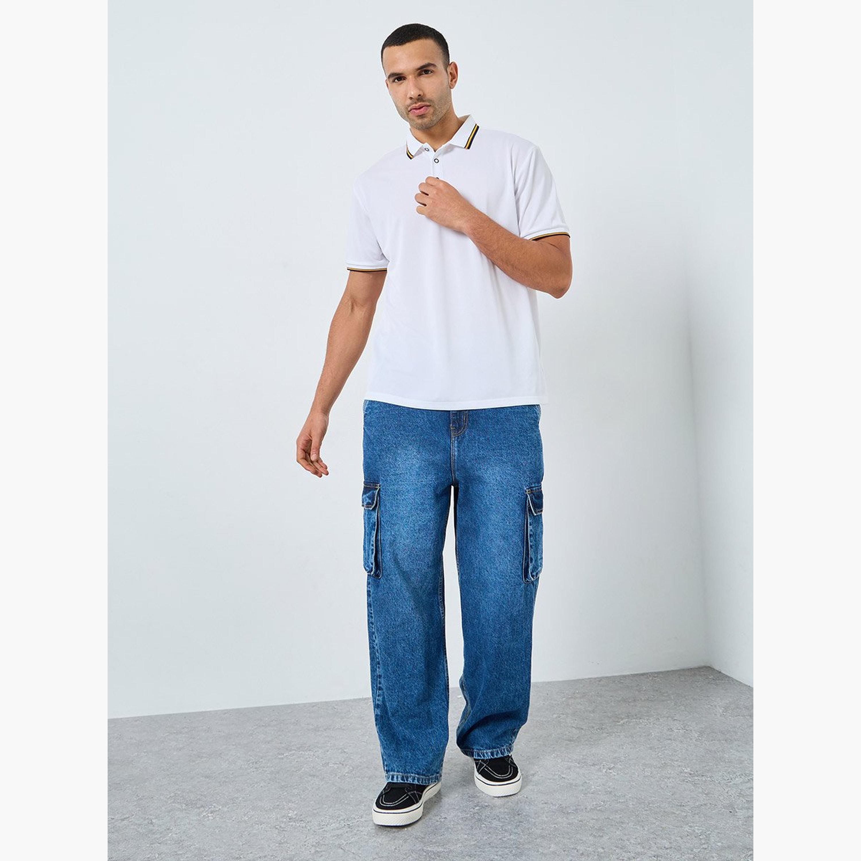 Styli Men Regular Fit Contrast Tipping Solid Polo-men-clothing-sportswearandactivewear-tshirtsandpolos-image-2