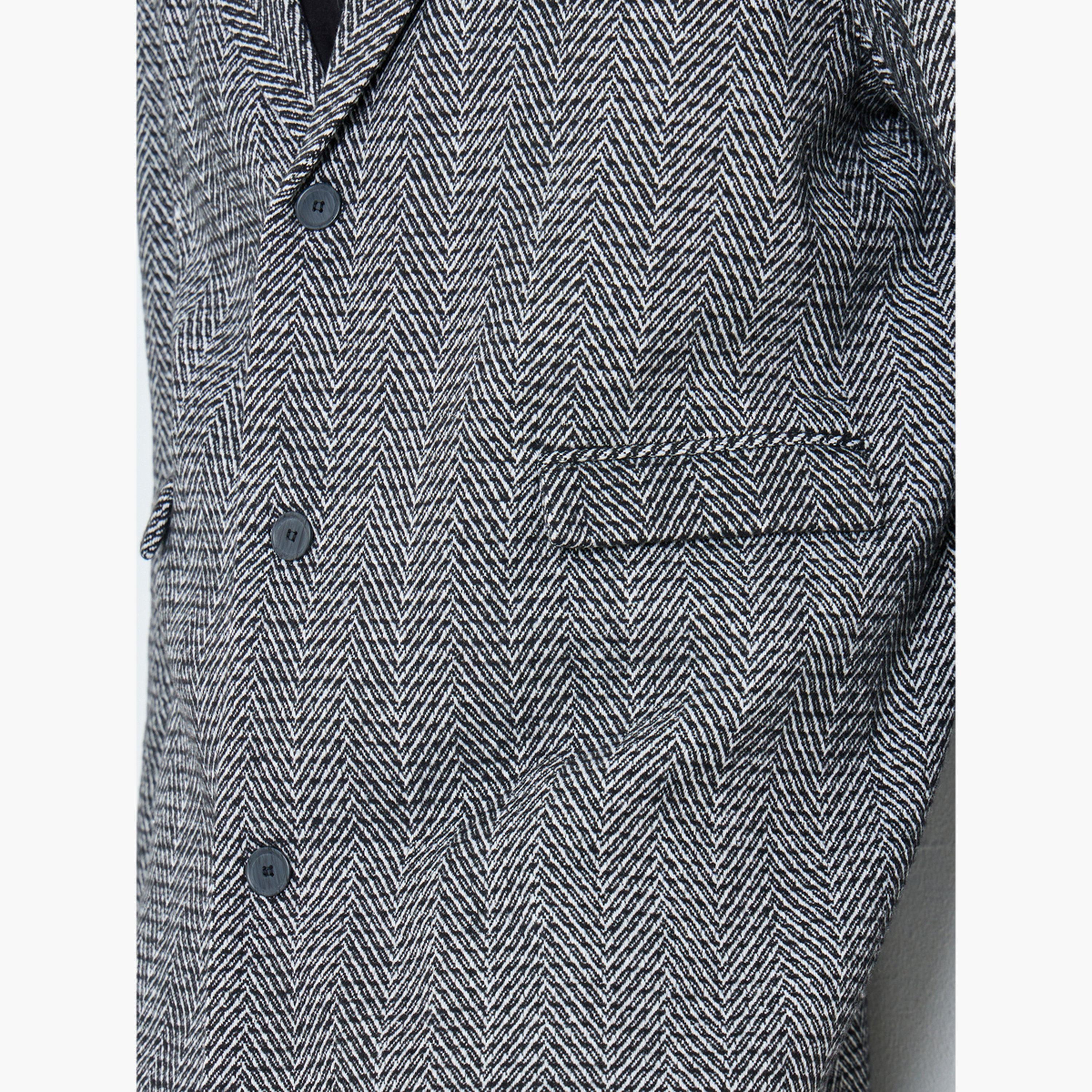 Styli Men Oversized Herringbone Woven Winter Coat-men-clothing-jacketsandblazers-coats-image-3