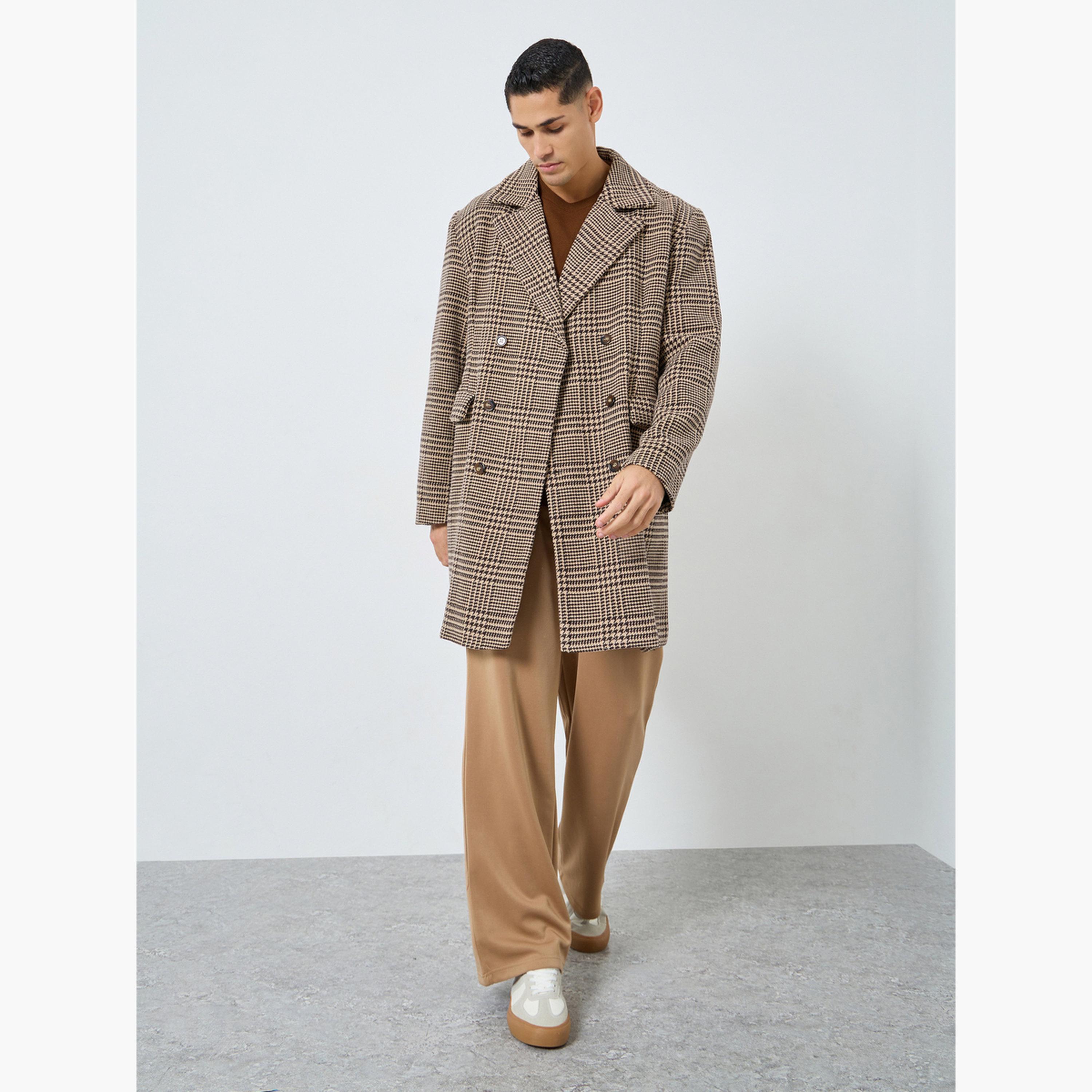 Styli Men Oversized Double-Breasted Wool Like Coat-men-clothing-jacketsandblazers-coats-image-2