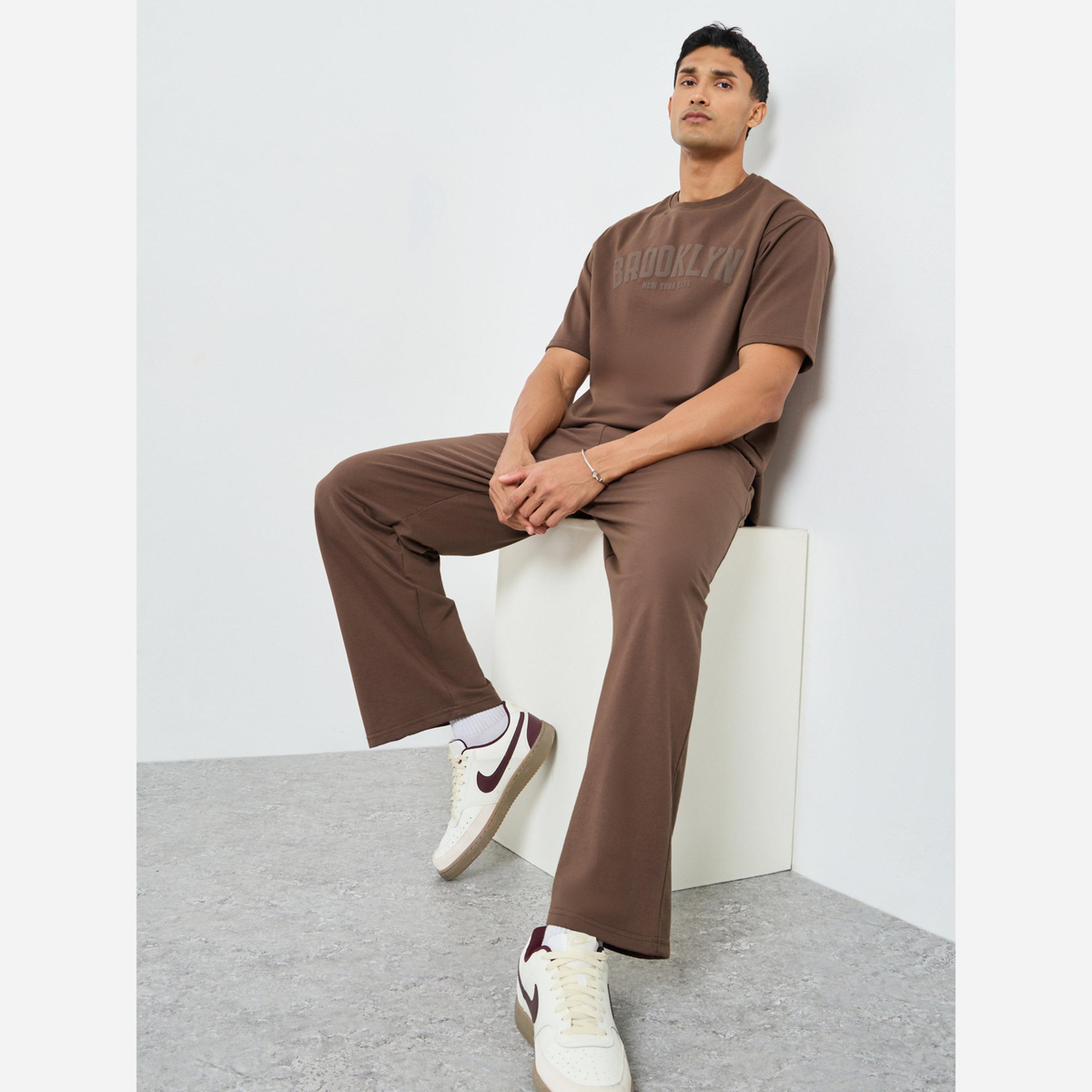 Styli Men Oversized Puff Print T-Shirt and Pants Co-Ords-men-clothing-coordsets-image-2