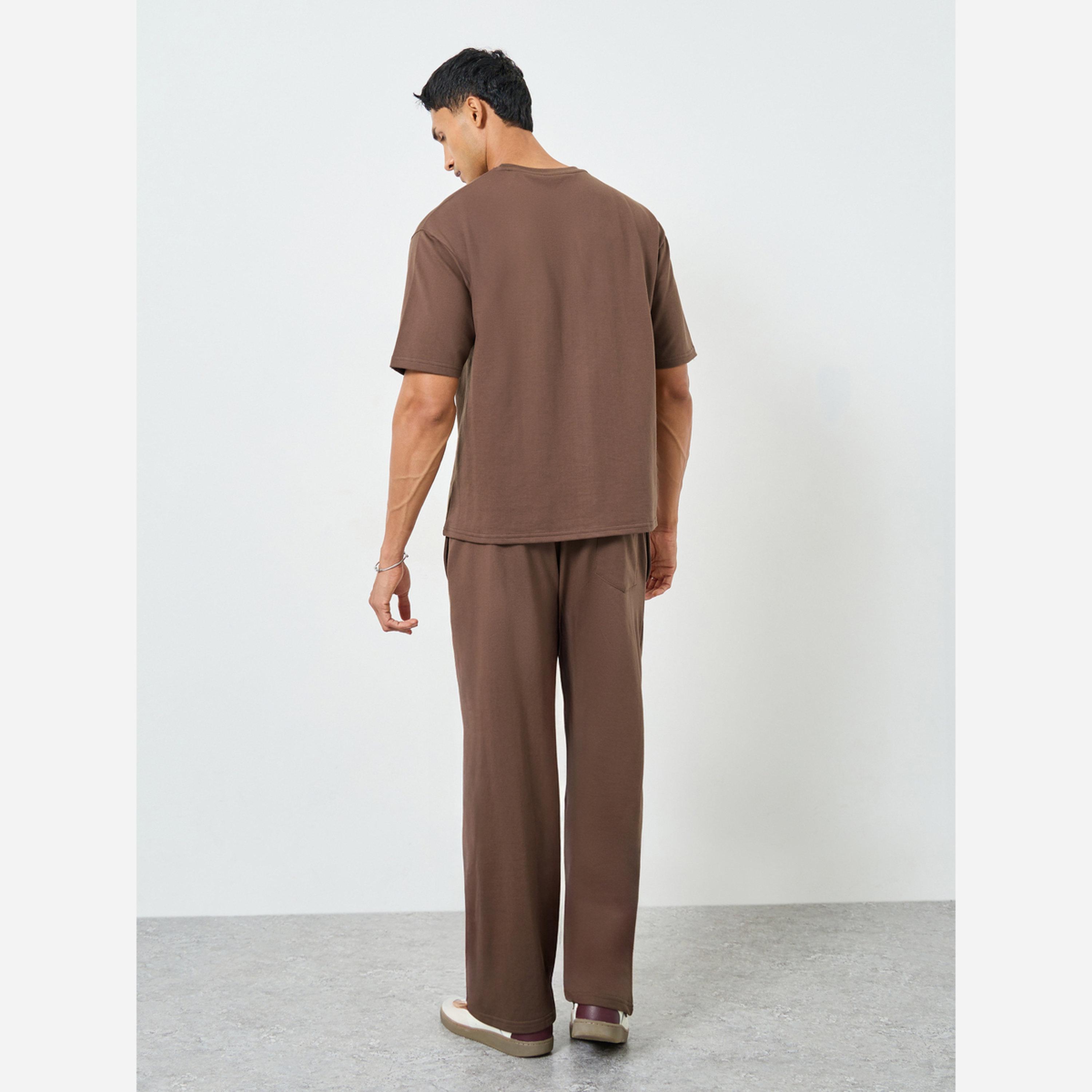 Styli Men Oversized Puff Print T-Shirt and Pants Co-Ords-men-clothing-coordsets-image-6