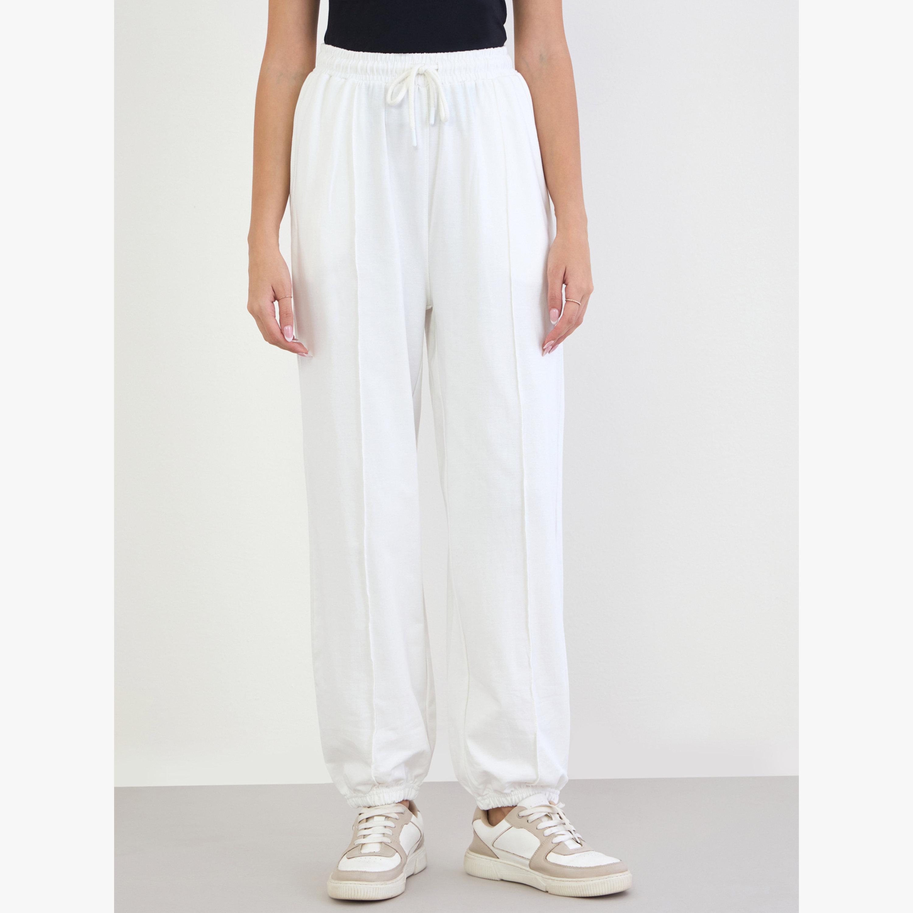 بنطال جوغر بقصة مريحة-women-clothing-bottoms-joggers-image-1