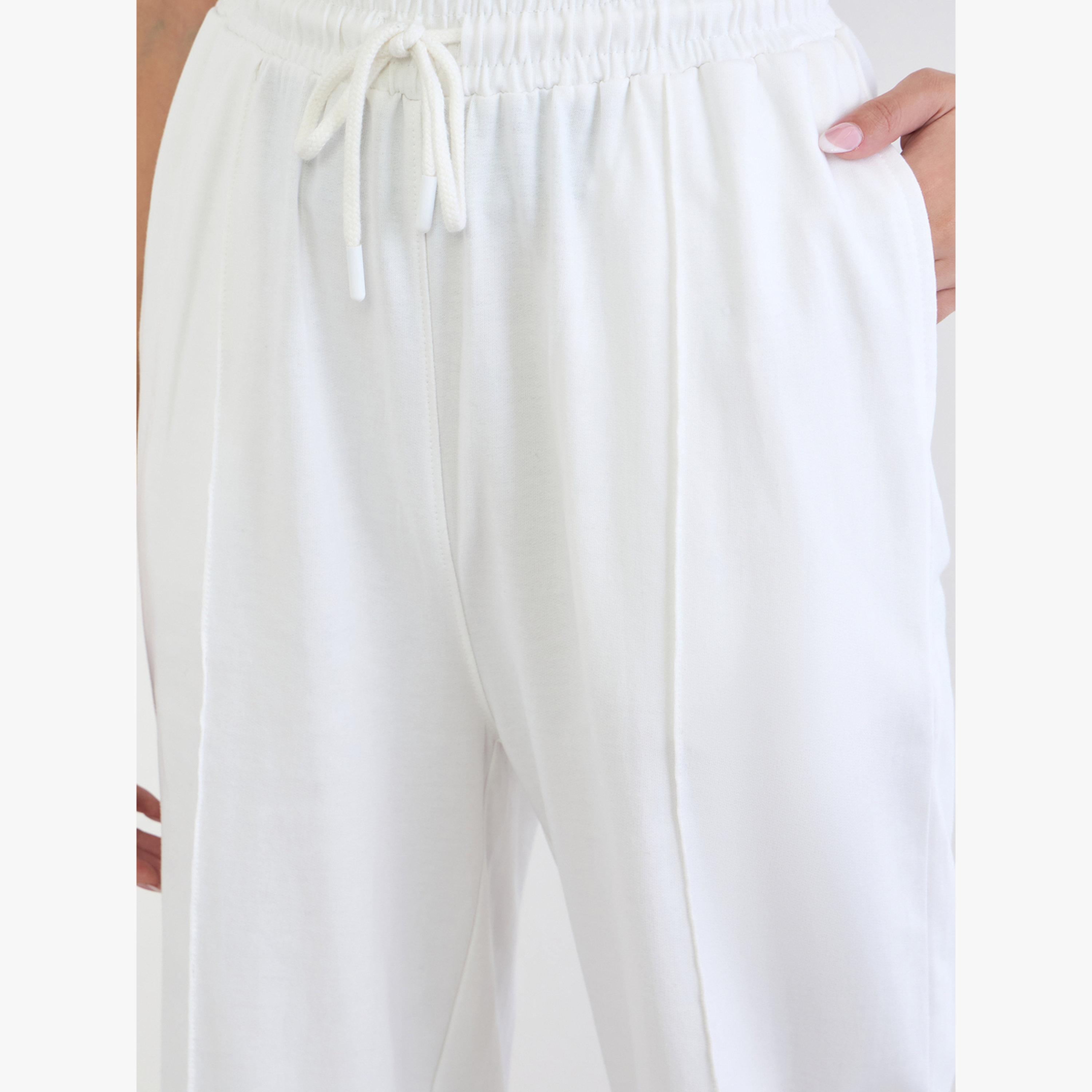 Styli Women Off-White Relaxed Fit Joggers-women-clothing-bottoms-joggers-image-4