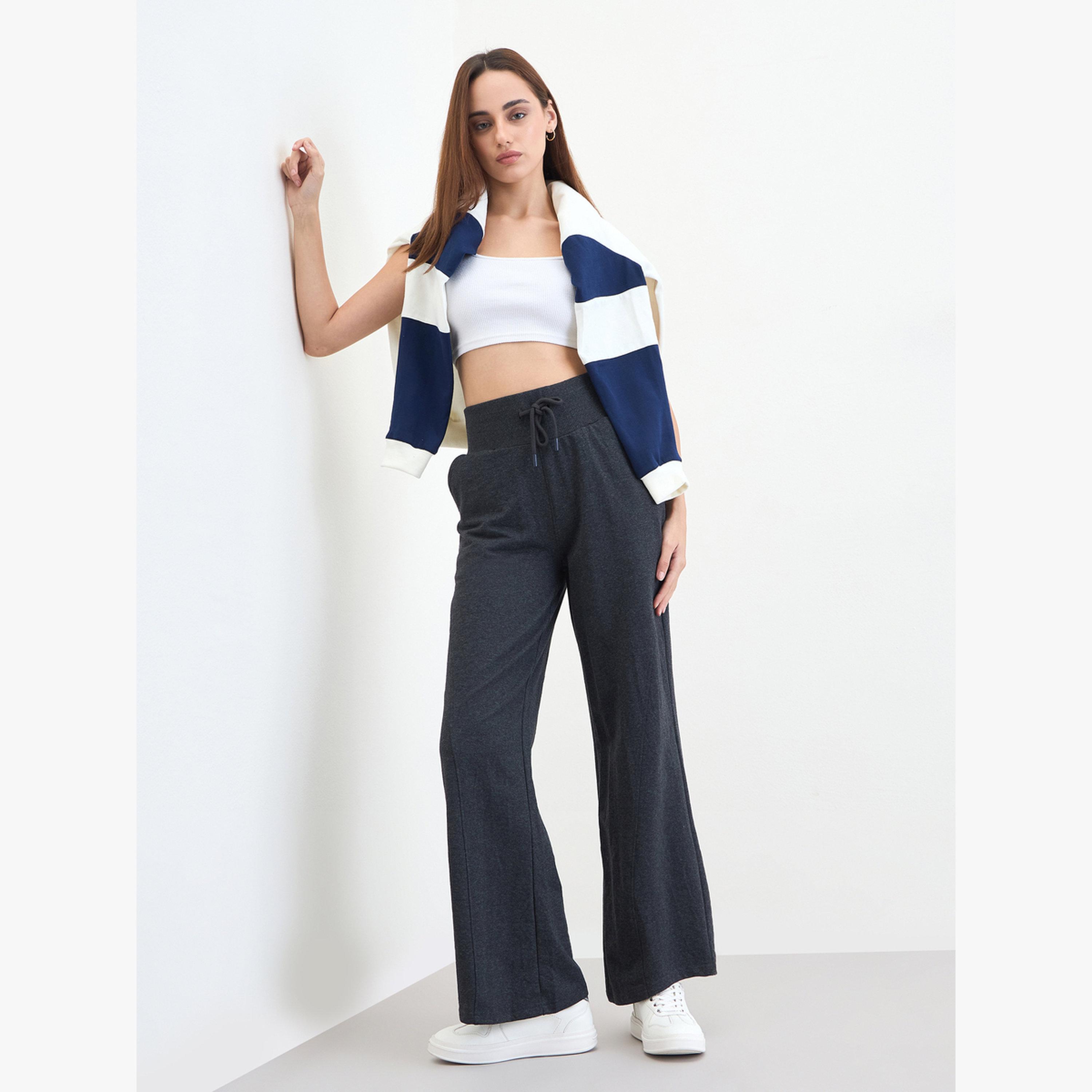 بنطال جوغر بأرجل واسعة-women-clothing-bottoms-joggers-image-2