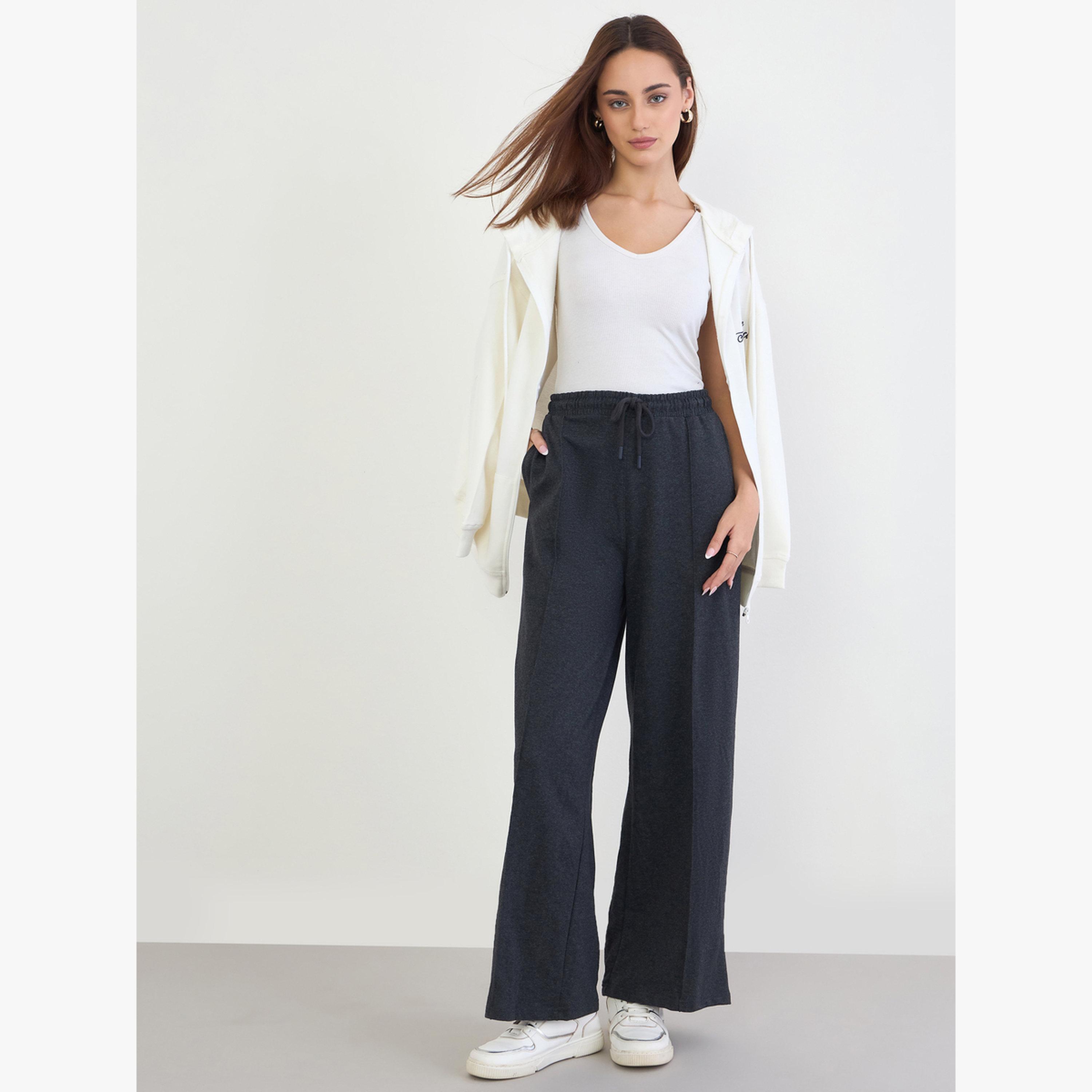 بنطال جوغر بأرجل واسعة-women-clothing-bottoms-joggers-image-2