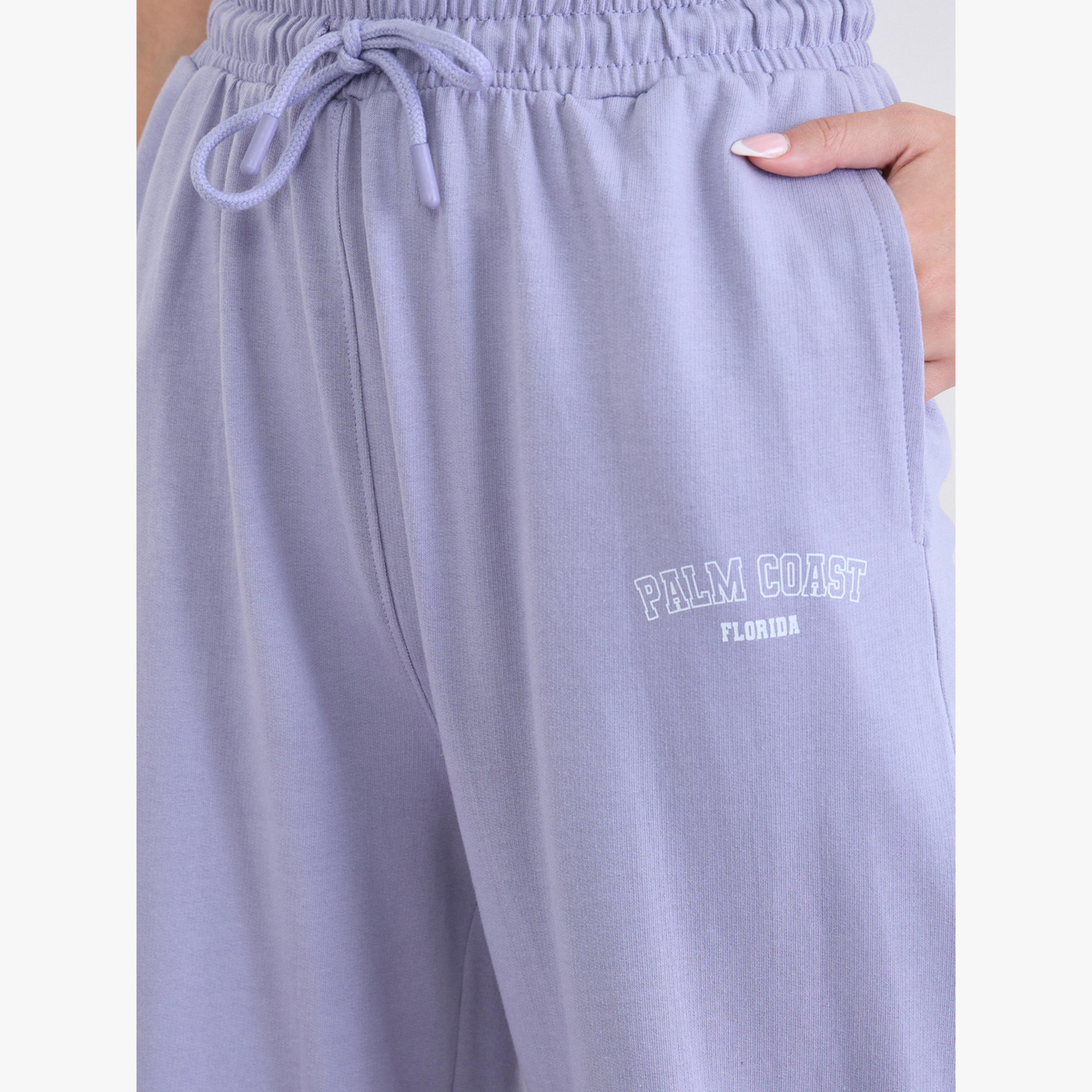 Styli Women Light Blue Relaxed Fit Joggers-women-clothing-bottoms-joggers-image-4