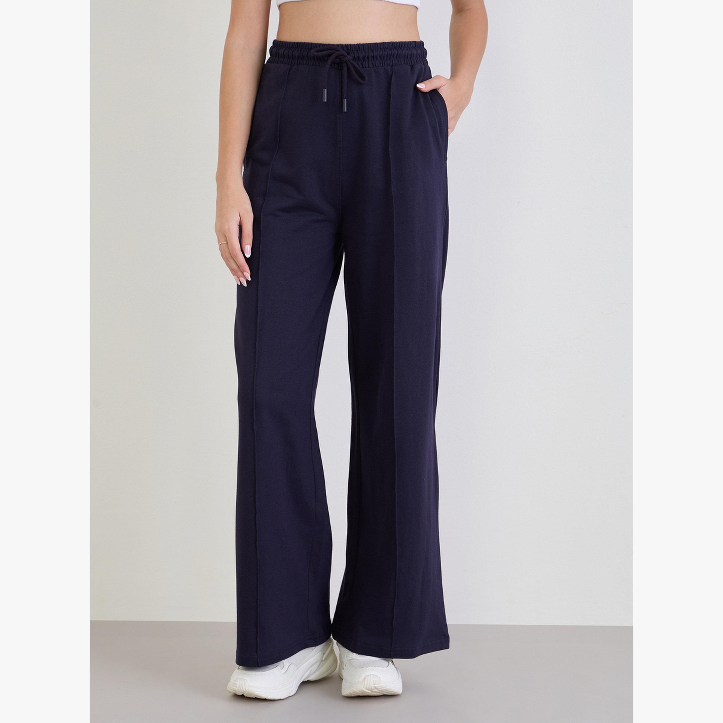 بنطال جوغر بأرجل واسعة-women-clothing-bottoms-joggers-image-1