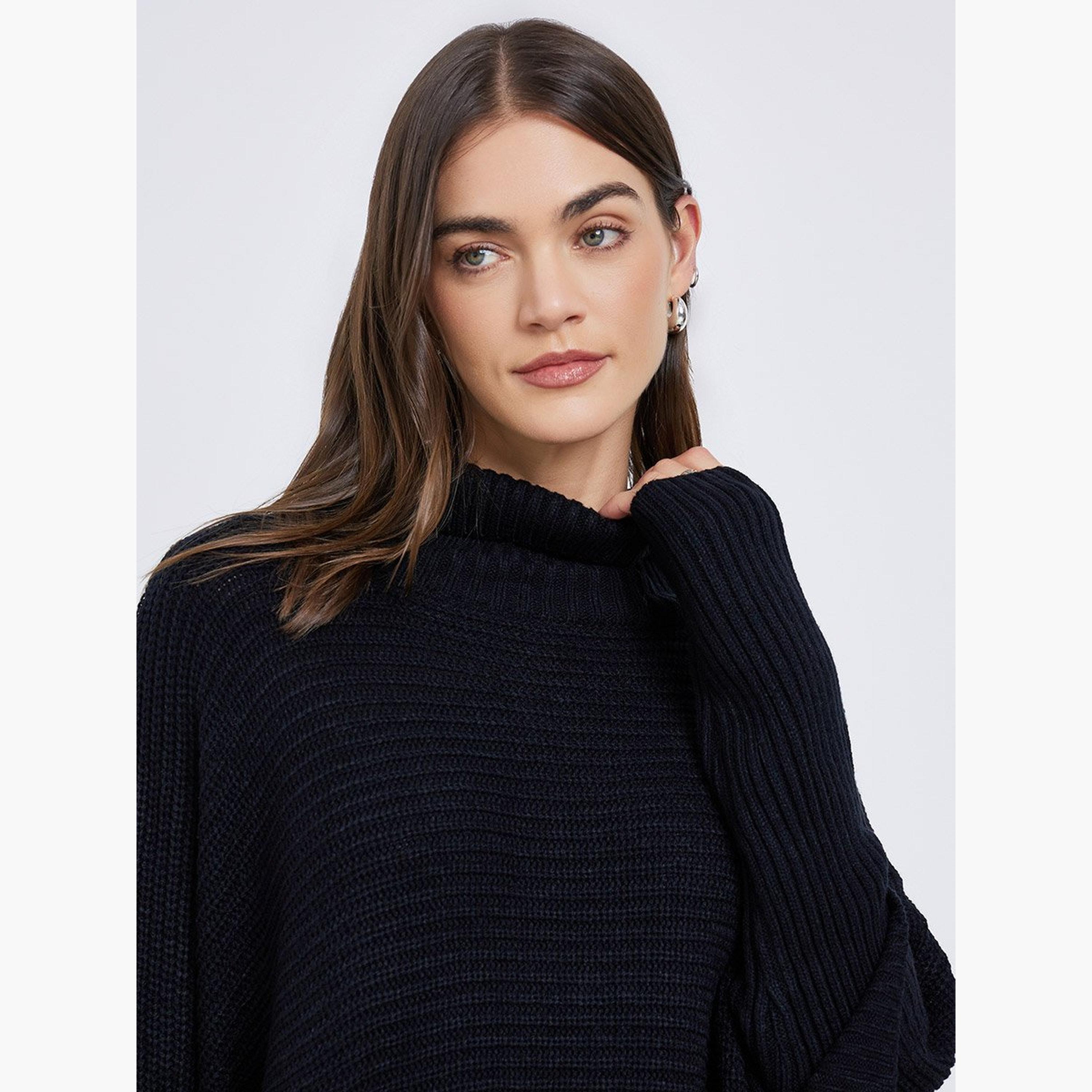 ستايلي - سترة محبوكة مقاس كبير طويلة وواسعة-women-winterwear-cardigansandjumpers-jumpers-image-3