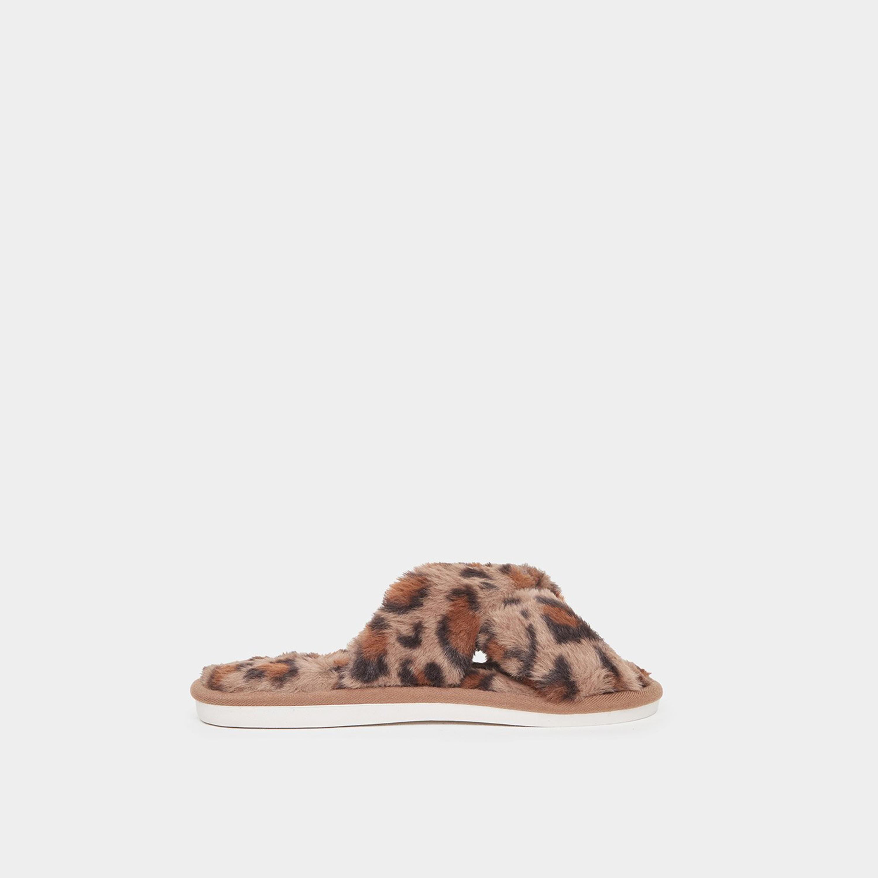ستايلي - شبشب بيتي بنقشة جلد النمر الرقيقة-women-shoes-bedroomslippers-image-3