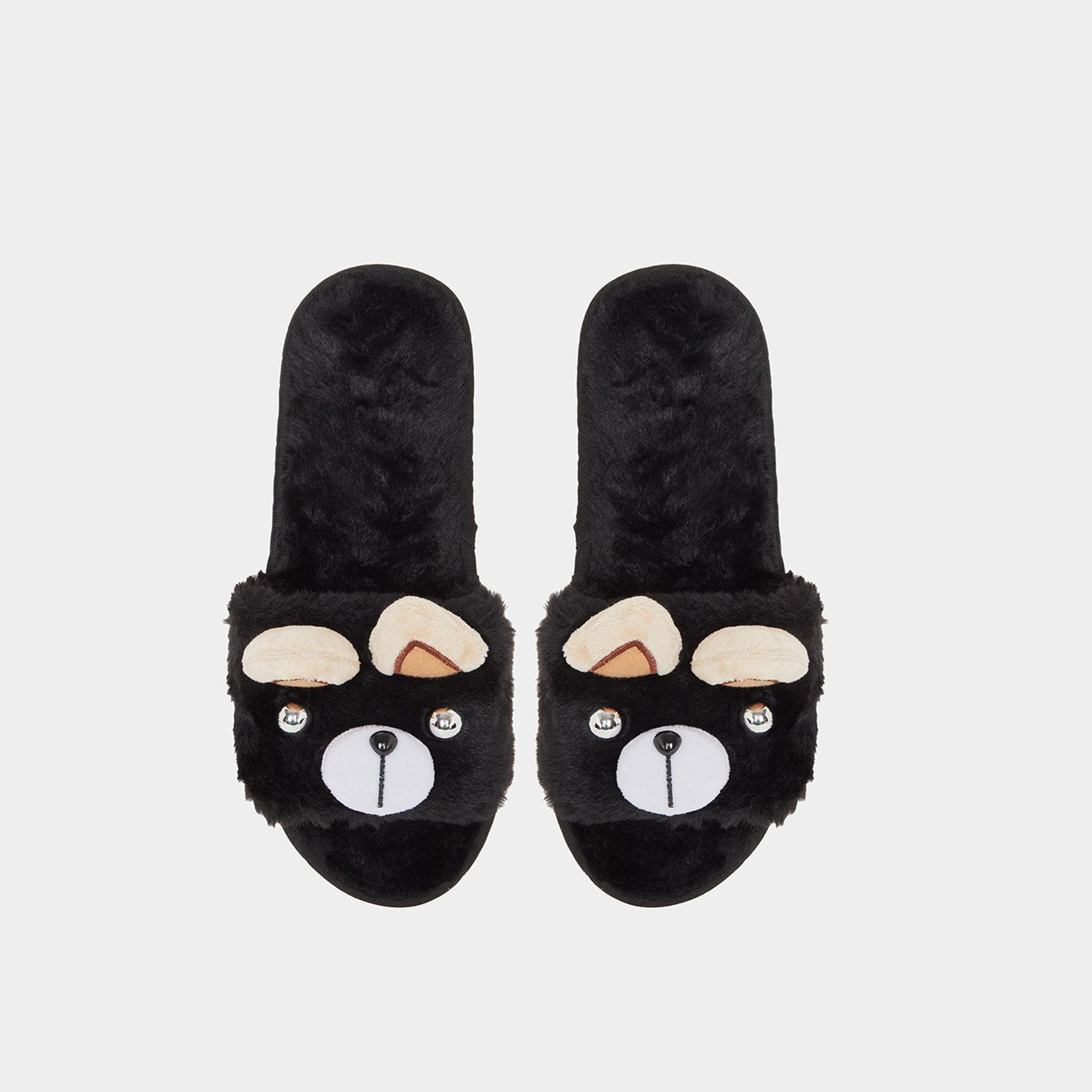 ستايلي - شبشب بيتي فراء أسود-women-shoes-bedroomslippers-image-6