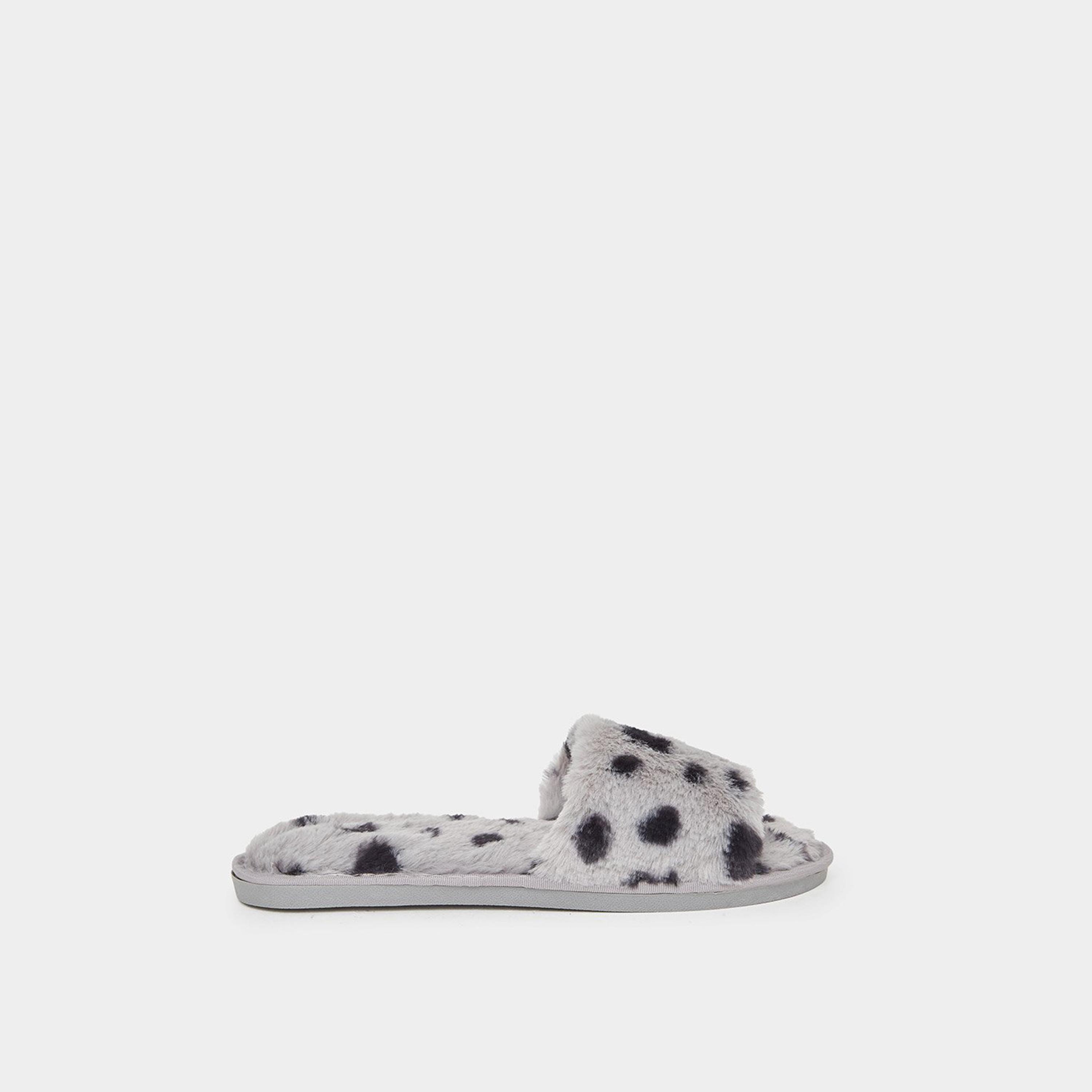 ستايلي - شبشب بيتي الللنساء المطبوعة بالفرو-women-shoes-bedroomslippers-image-3
