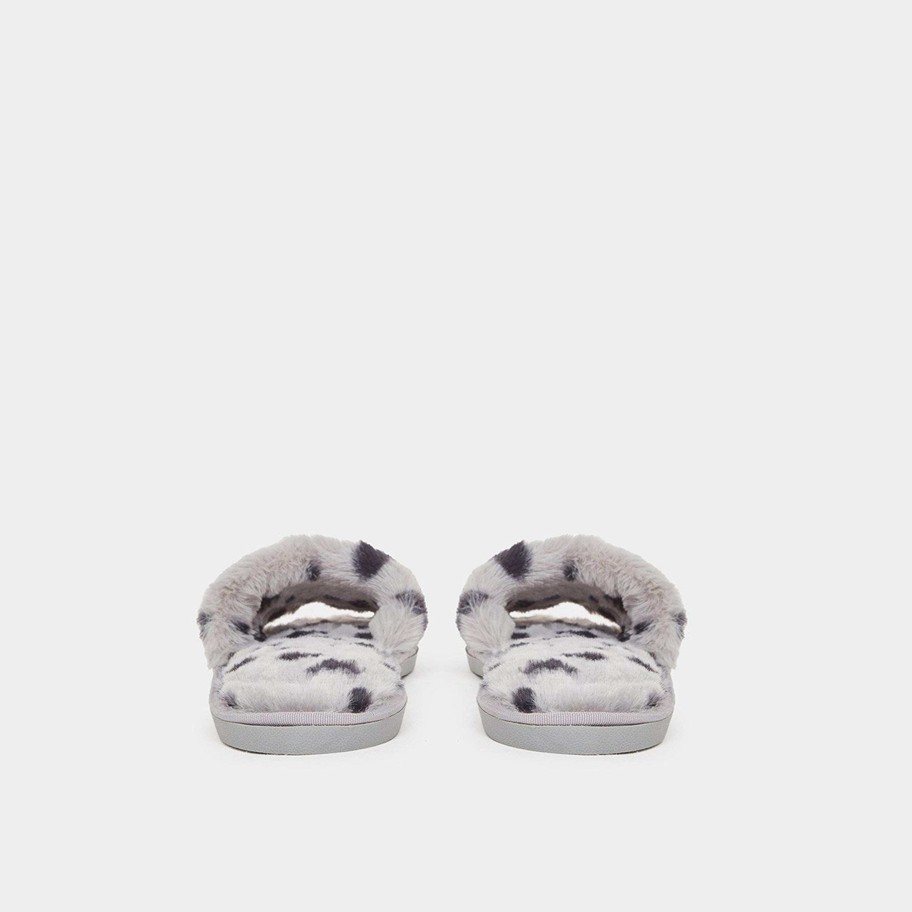 ستايلي - شبشب بيتي الللنساء المطبوعة بالفرو-women-shoes-bedroomslippers-image-5