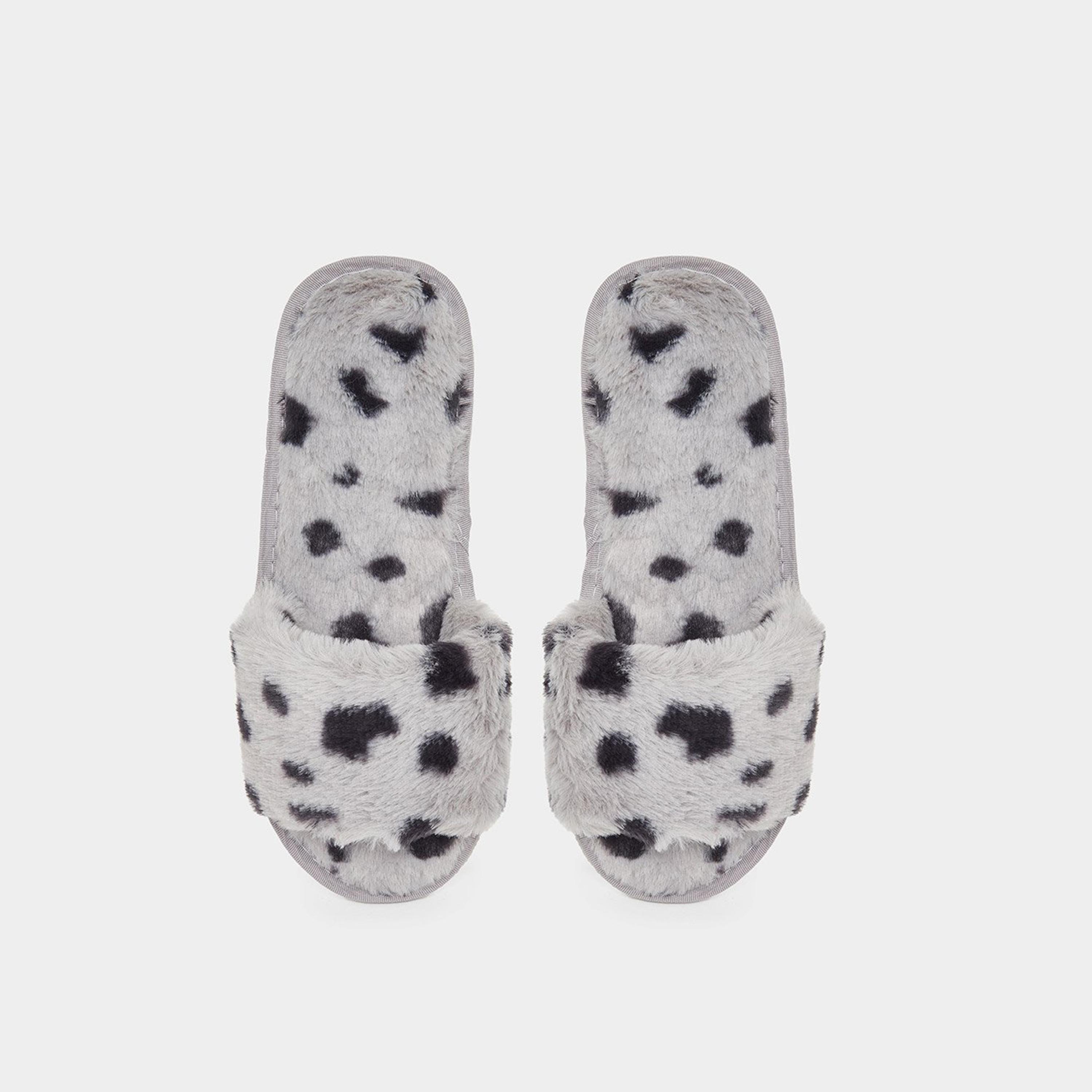 ستايلي - شبشب بيتي الللنساء المطبوعة بالفرو-women-shoes-bedroomslippers-image-6