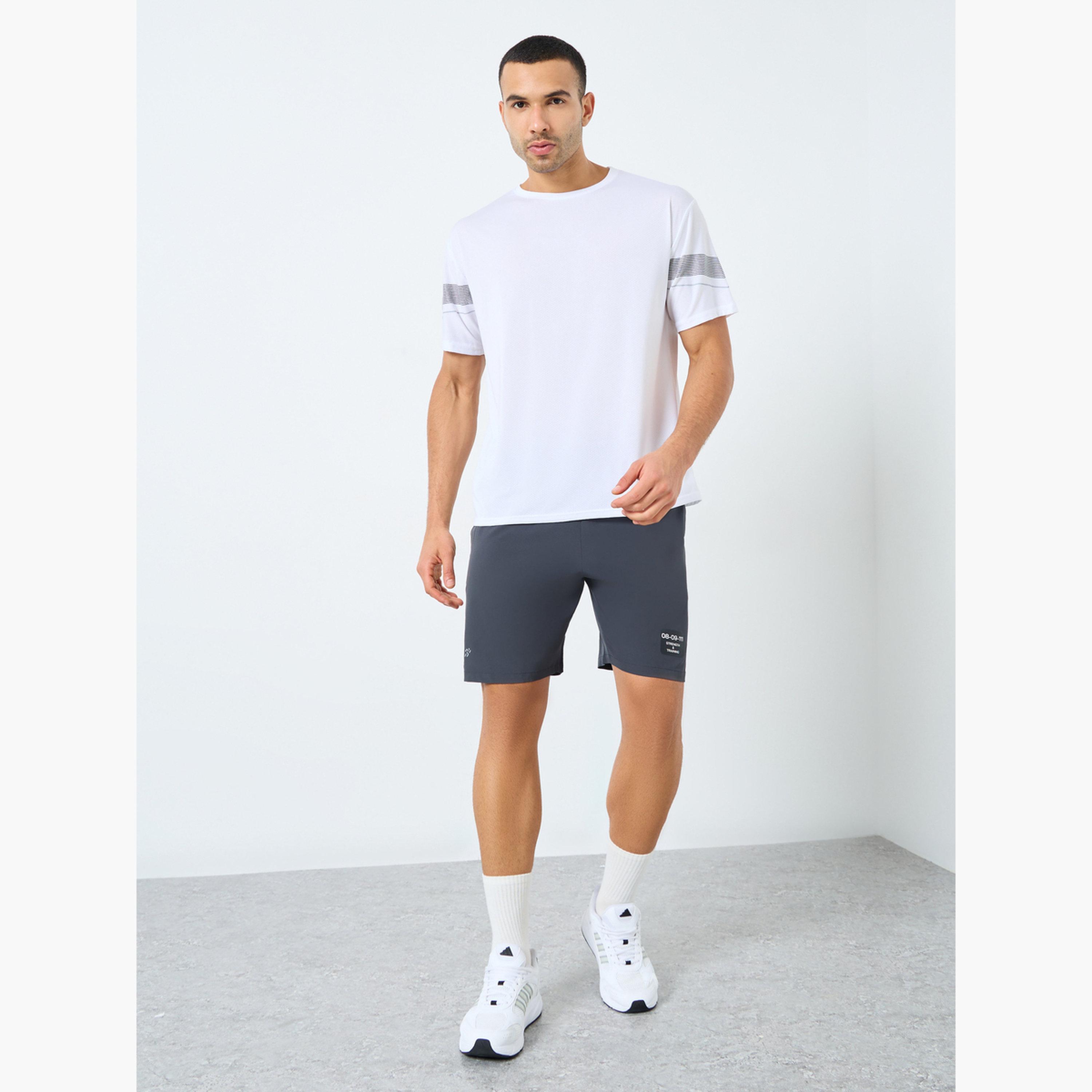 Styli Regular Fit Crew Neck Athleisure T-Shirt-men-clothing-sportswearandactivewear-tshirtsandpolos-image-2