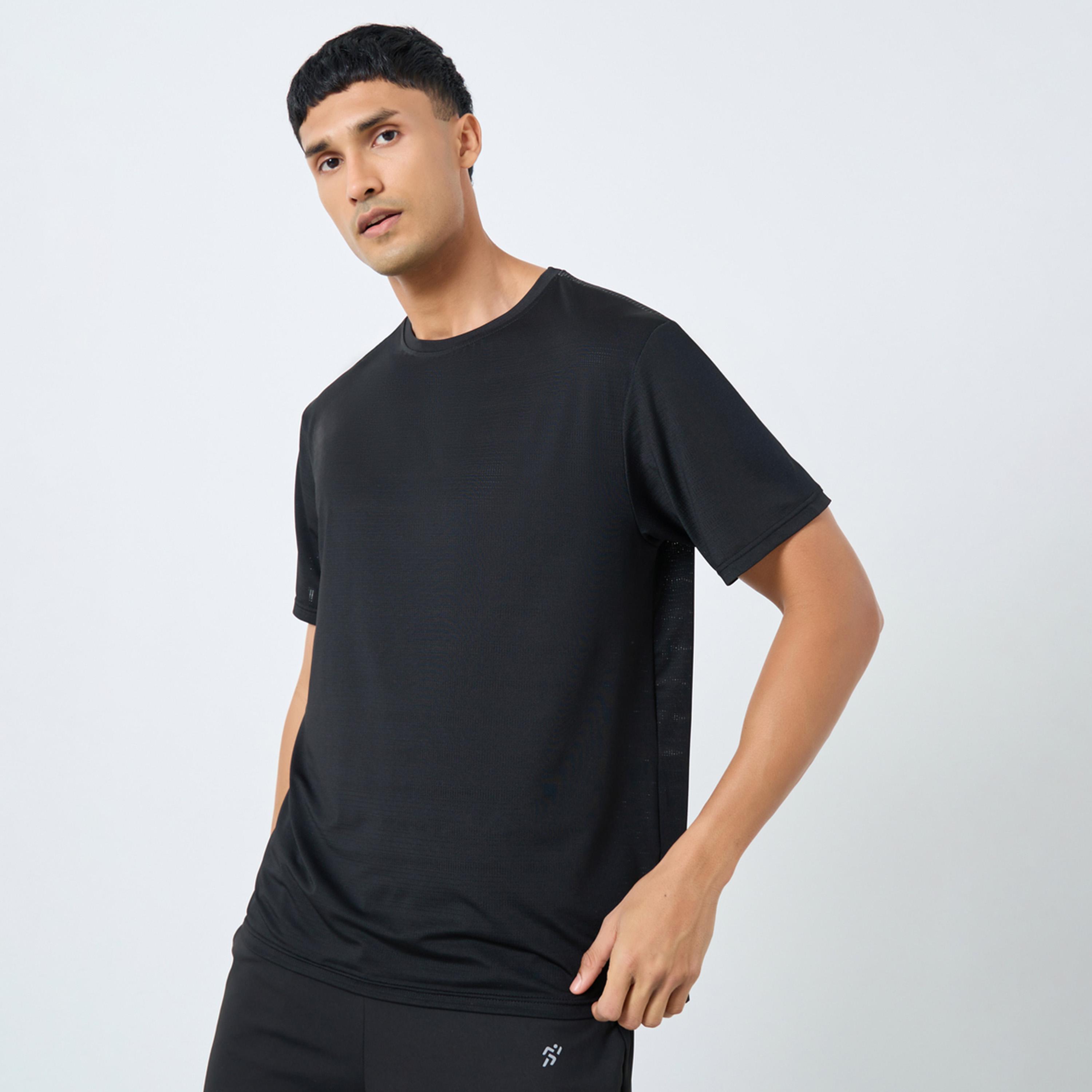 Styli Regular Fit Crew Neck Athleisure T-Shirt-men-clothing-sportswearandactivewear-tshirtsandpolos-image-1