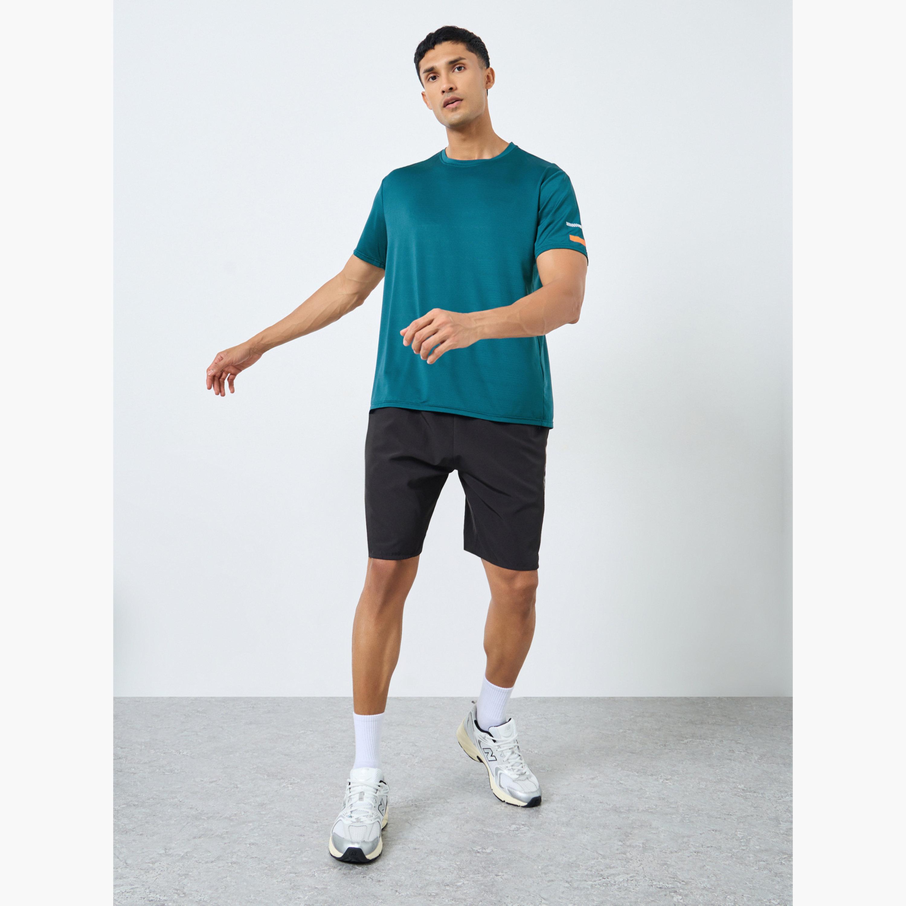 Styli Regular Fit Crew Neck Athleisure T-Shirt-men-clothing-sportswearandactivewear-tshirtsandpolos-image-2