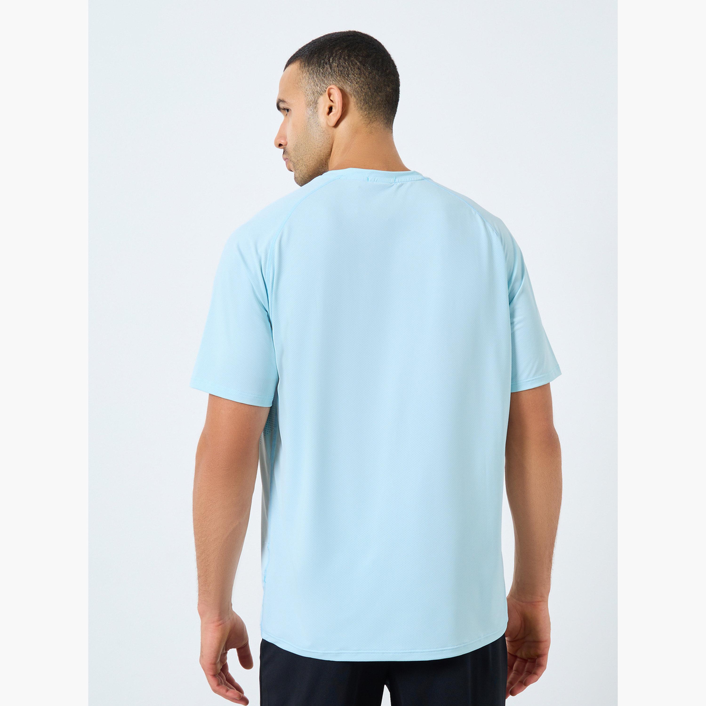 Styli Regular Fit Athleisure T-Shirt with Front Print Detailing-men-clothing-sportswearandactivewear-tshirtsandpolos-image-5