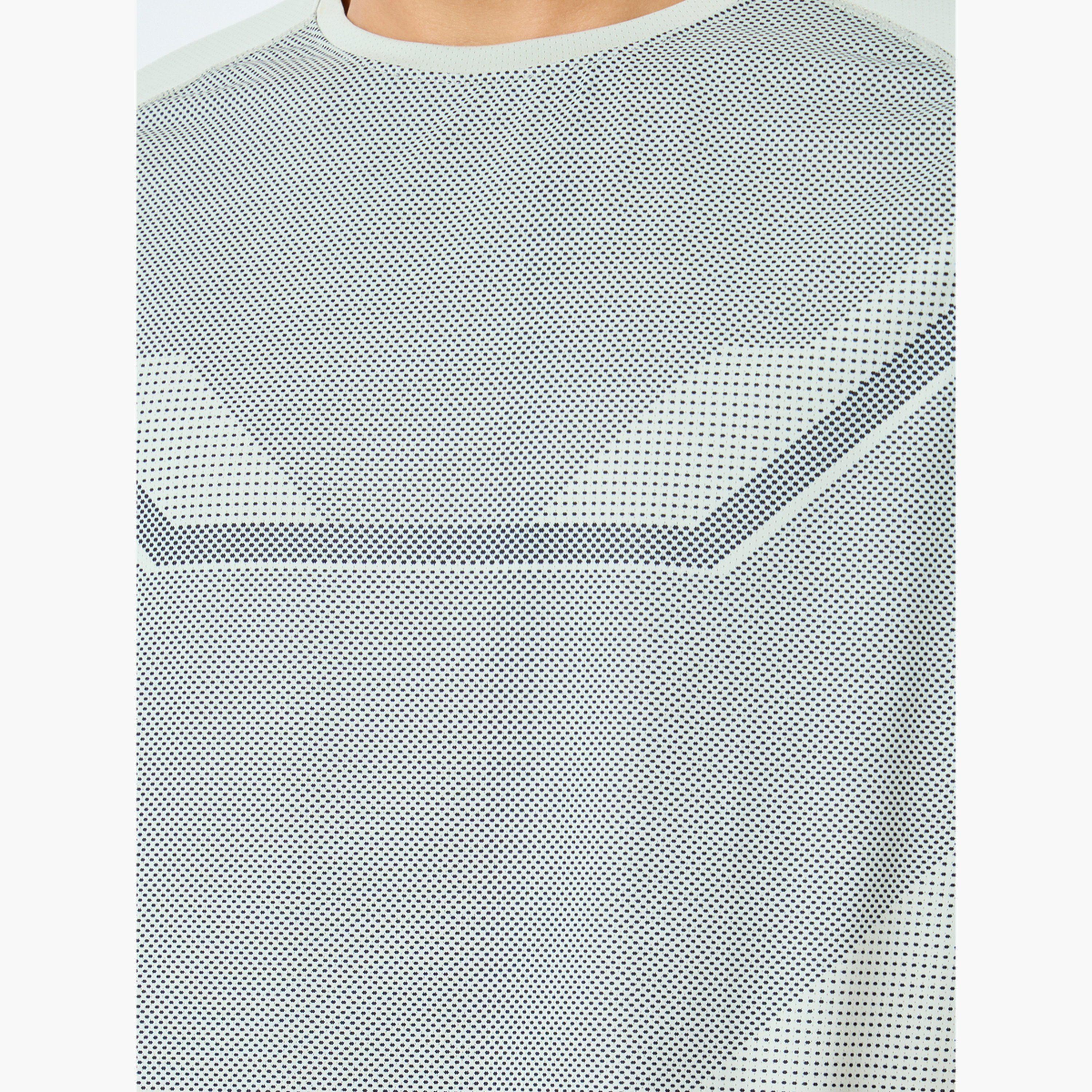 Styli Regular Fit Athleisure T-Shirt with Front Print Detailing-men-clothing-sportswearandactivewear-tshirtsandpolos-image-3