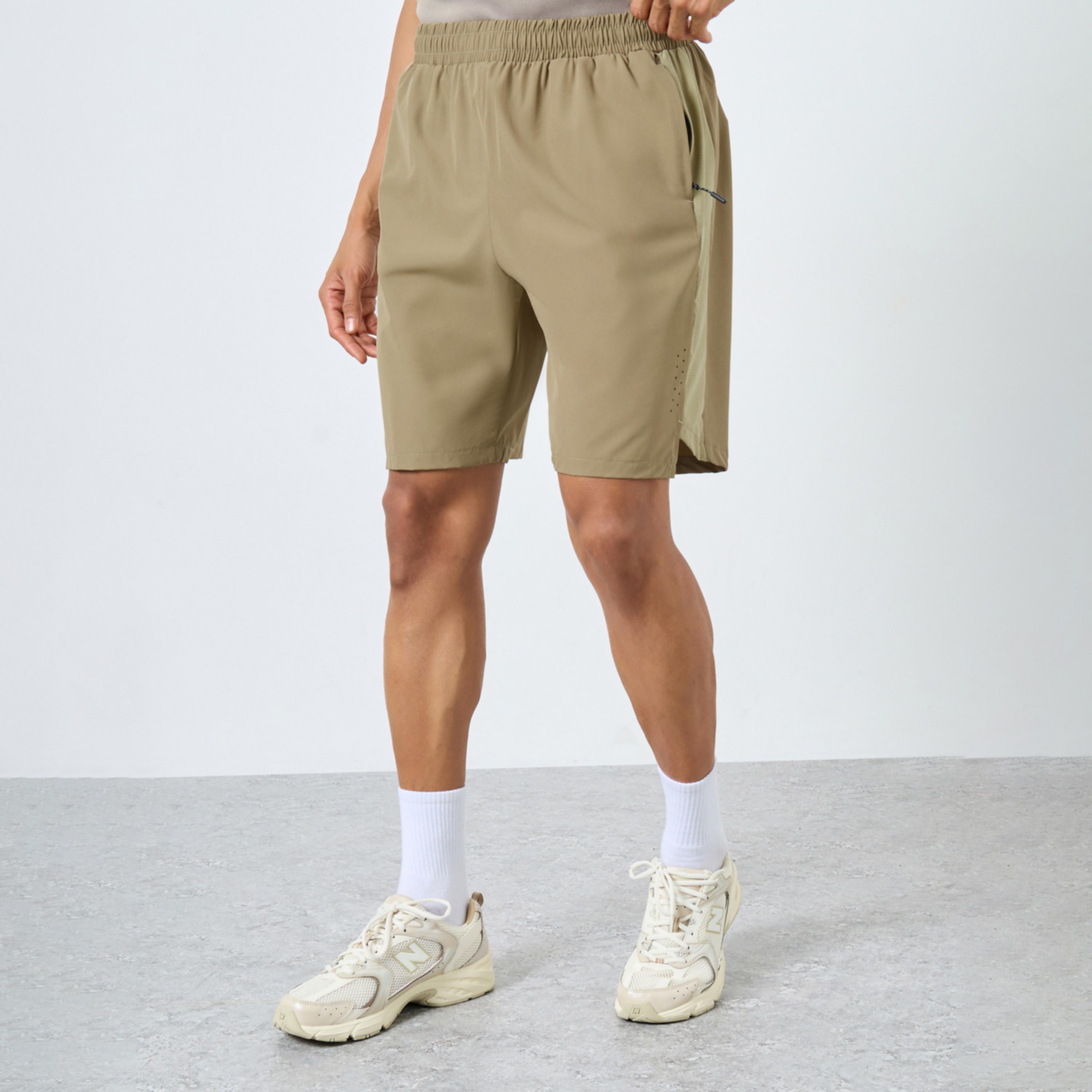 Styli Men Regular Fit Athleisure Running Shorts-men-clothing-sportswearandactivewear-bottoms-shorts-image-1