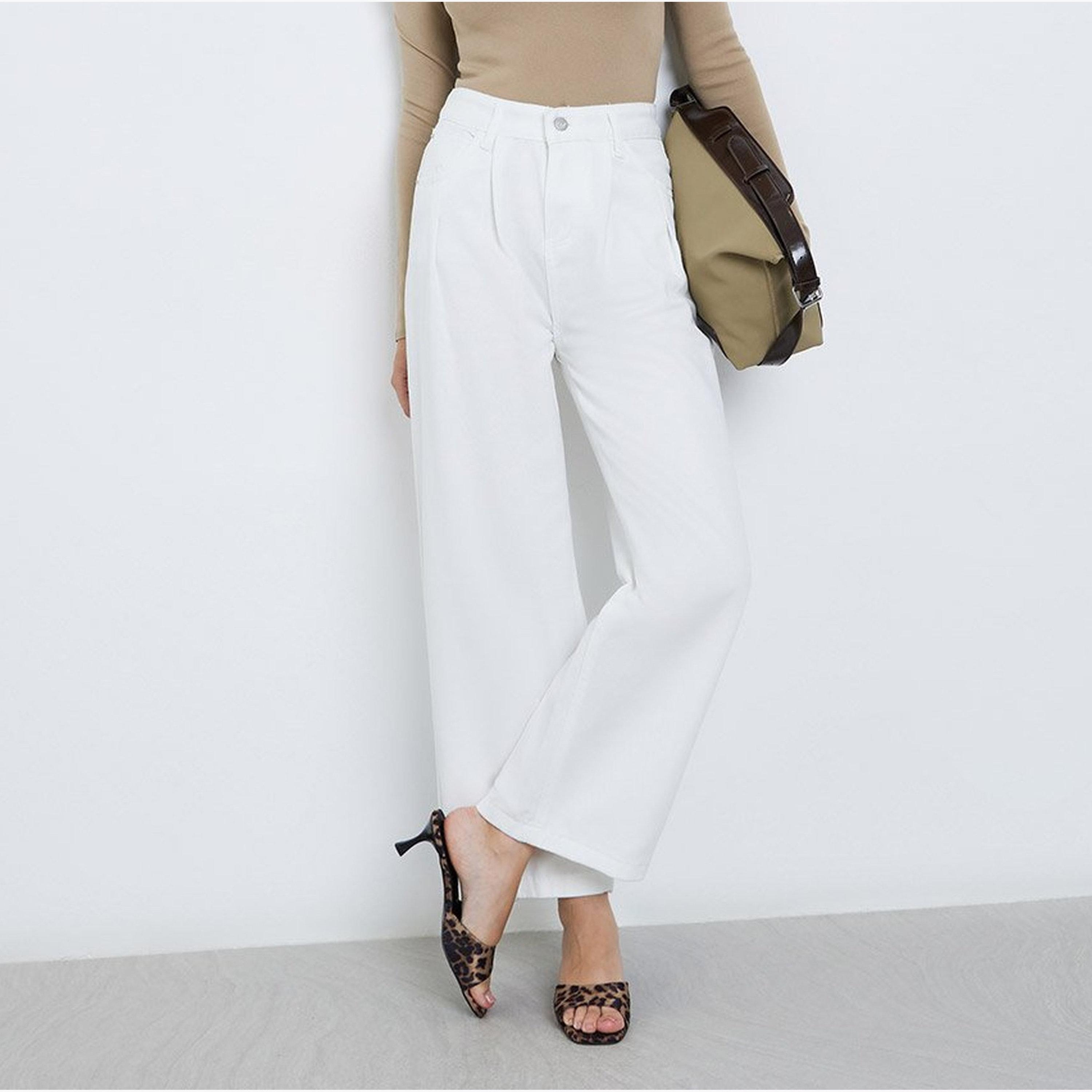 Take Two Solid Mid Rise Wide Leg Jeans-women-clothing-bottoms-jeans-image-1
