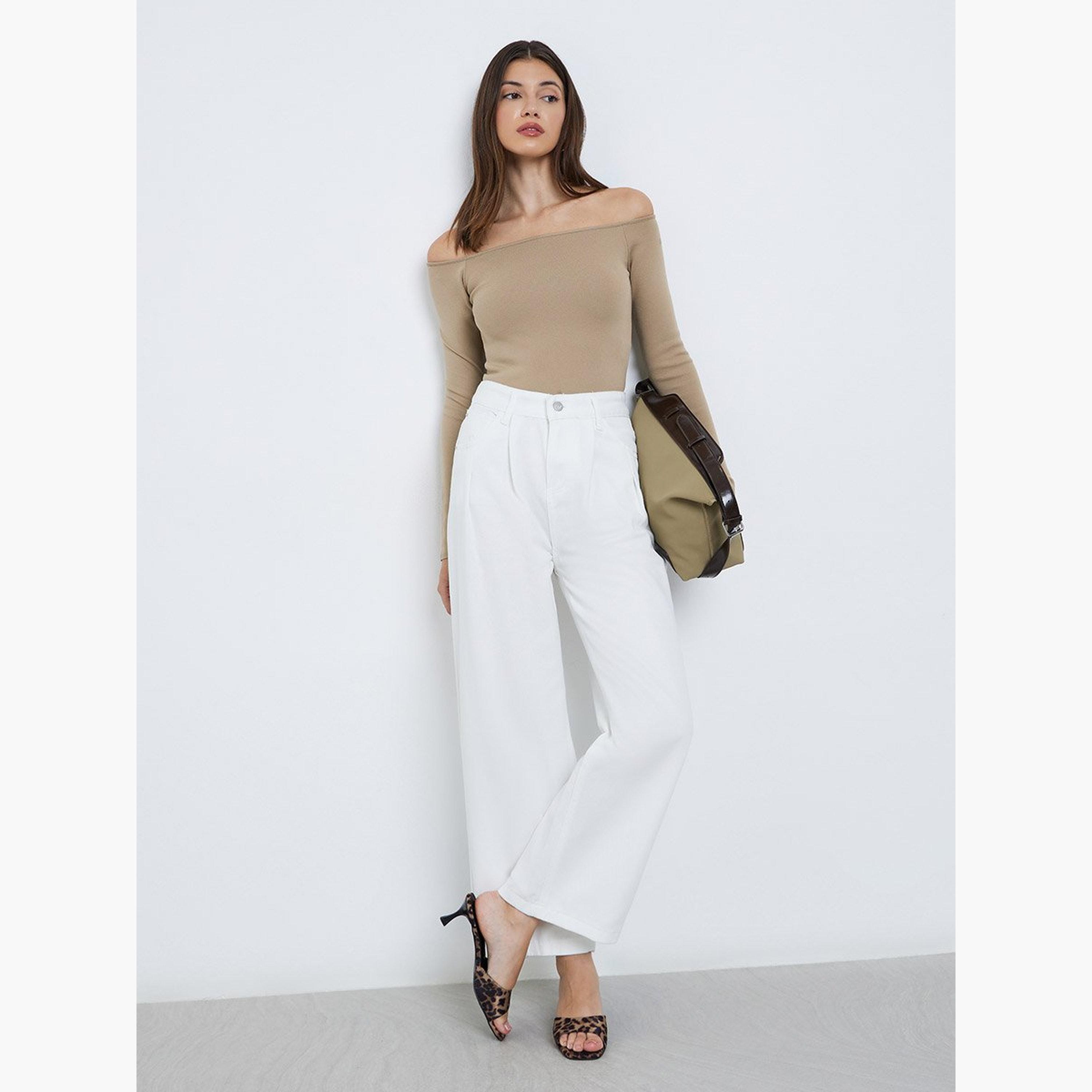 Take Two Solid Mid Rise Wide Leg Jeans-women-clothing-bottoms-jeans-image-2