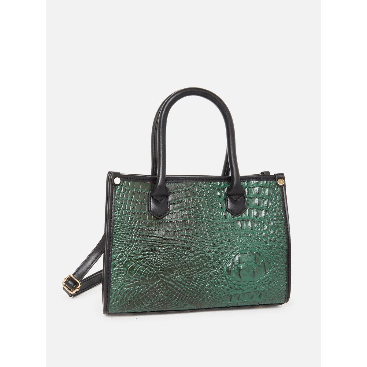 Take Two Croc Skin Double Top Handles Handbag with Purse Set-women-bagsandwallets-handbags-image-2
