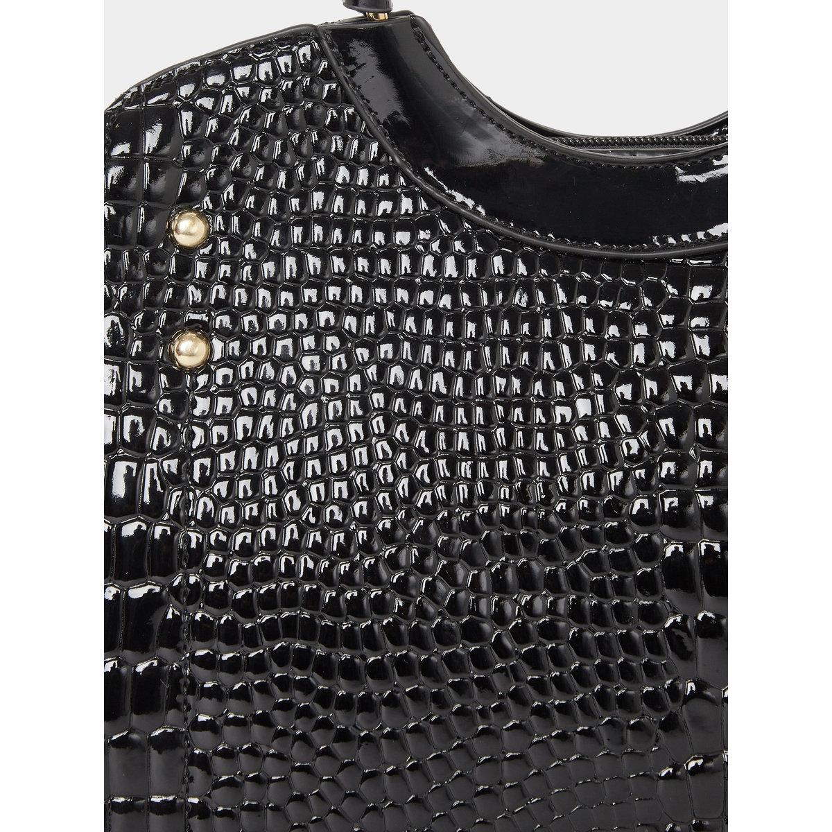 Take Two Croc Skin Double Top Handles Handbag with Purse Set-women-bagsandwallets-handbags-image-4