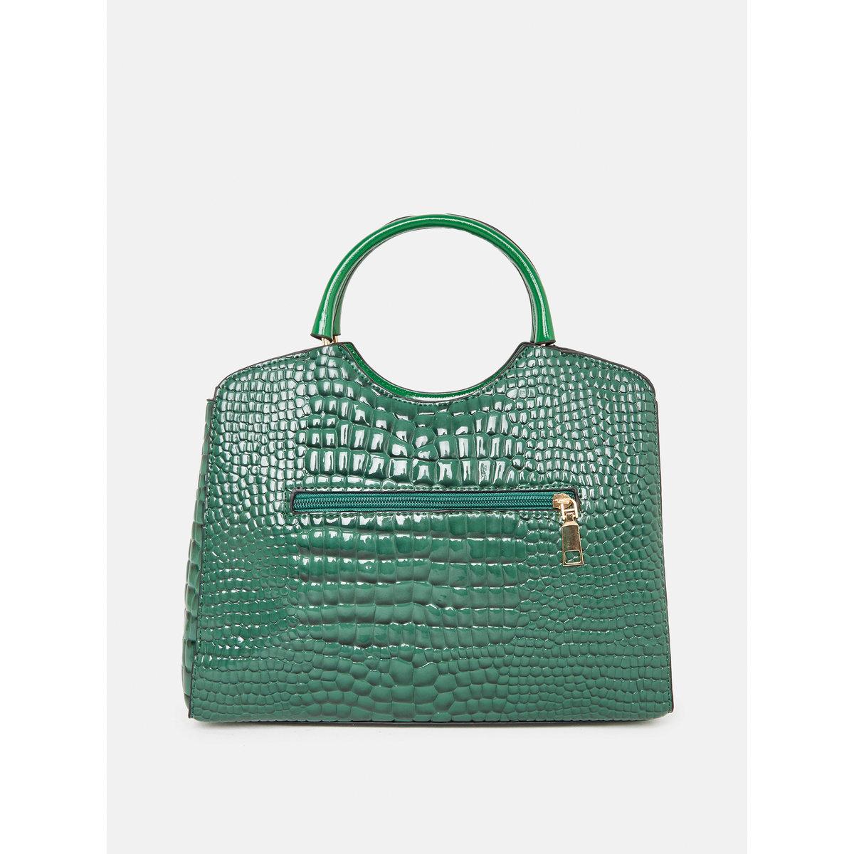 شنطة يد بملمس جلد التماسح مع محفظة صغيرة-women-bagsandwallets-handbags-image-3