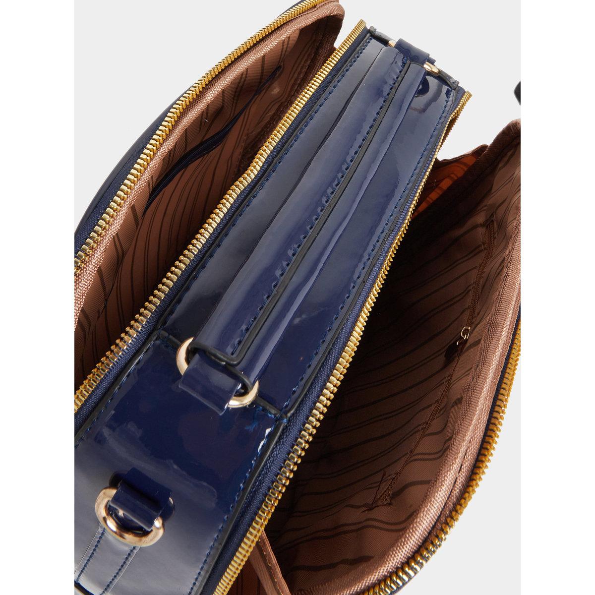 Take Two Croc Skin Top Handle Shoulder Bag with Zip Closure-women-bagsandwallets-handbags-image-4