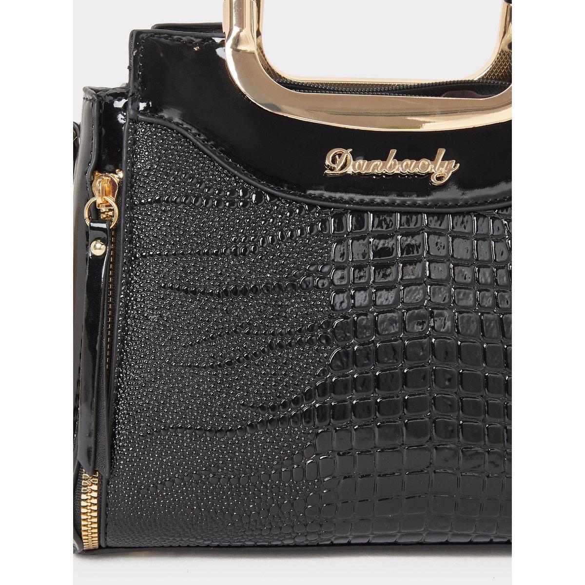 شنة يد بملمس جلد التمساح بمقبض يد علوية-women-bagsandwallets-handbags-image-4