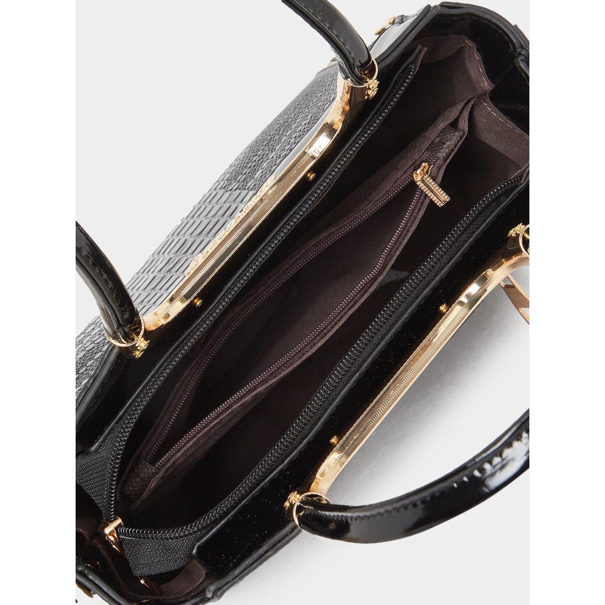 شنة يد بملمس جلد التمساح بمقبض يد علوية-women-bagsandwallets-handbags-image-5