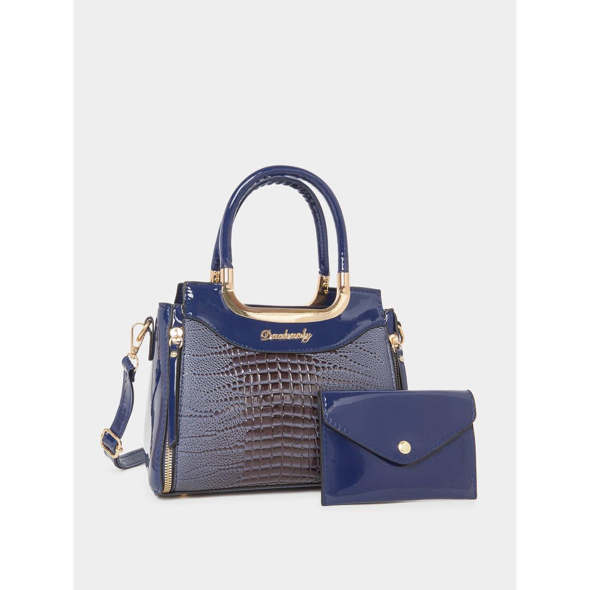 Take Two Croc Skin Dual Handles Handbag-women-bagsandwallets-handbags-image-2