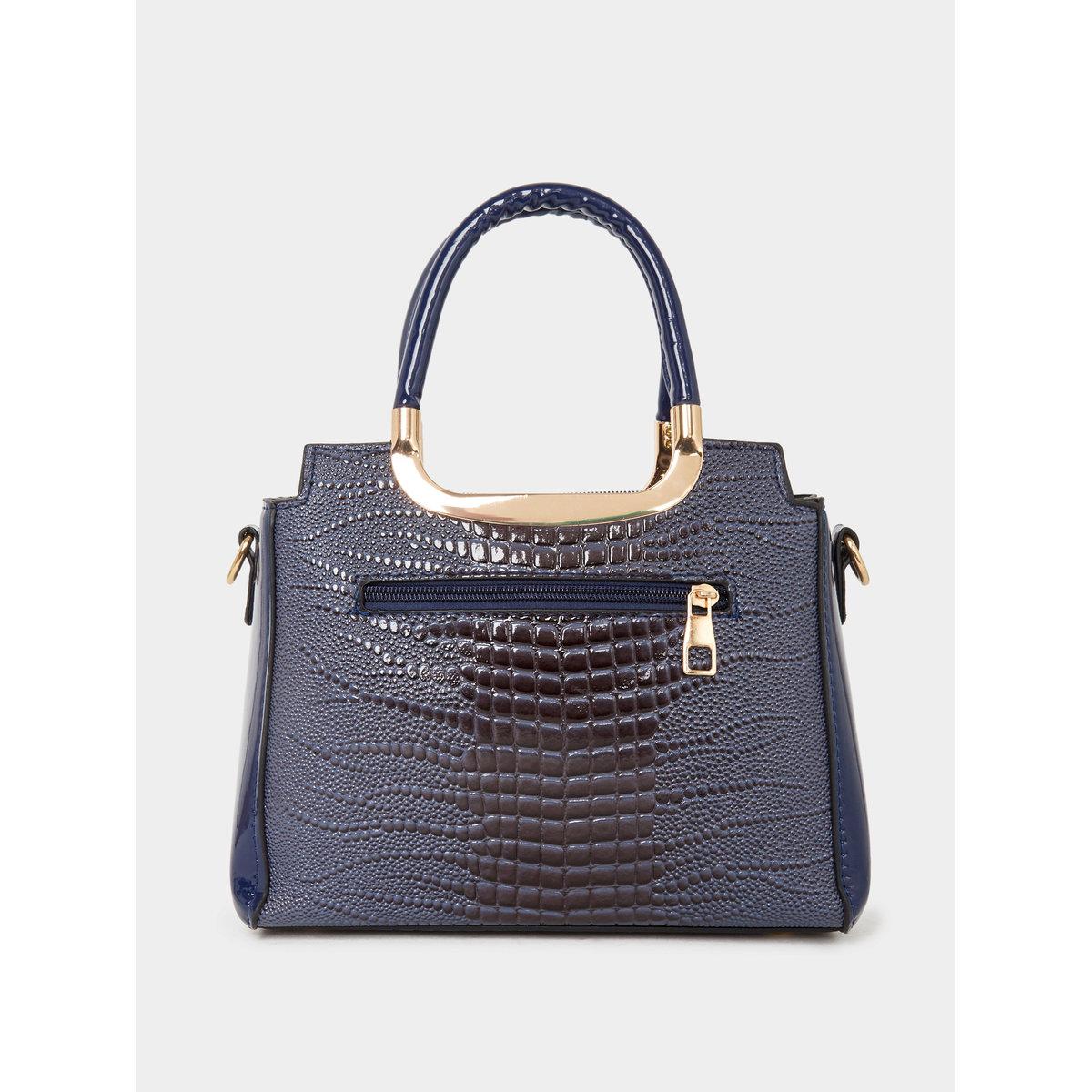 Take Two Croc Skin Dual Handles Handbag-women-bagsandwallets-handbags-image-3