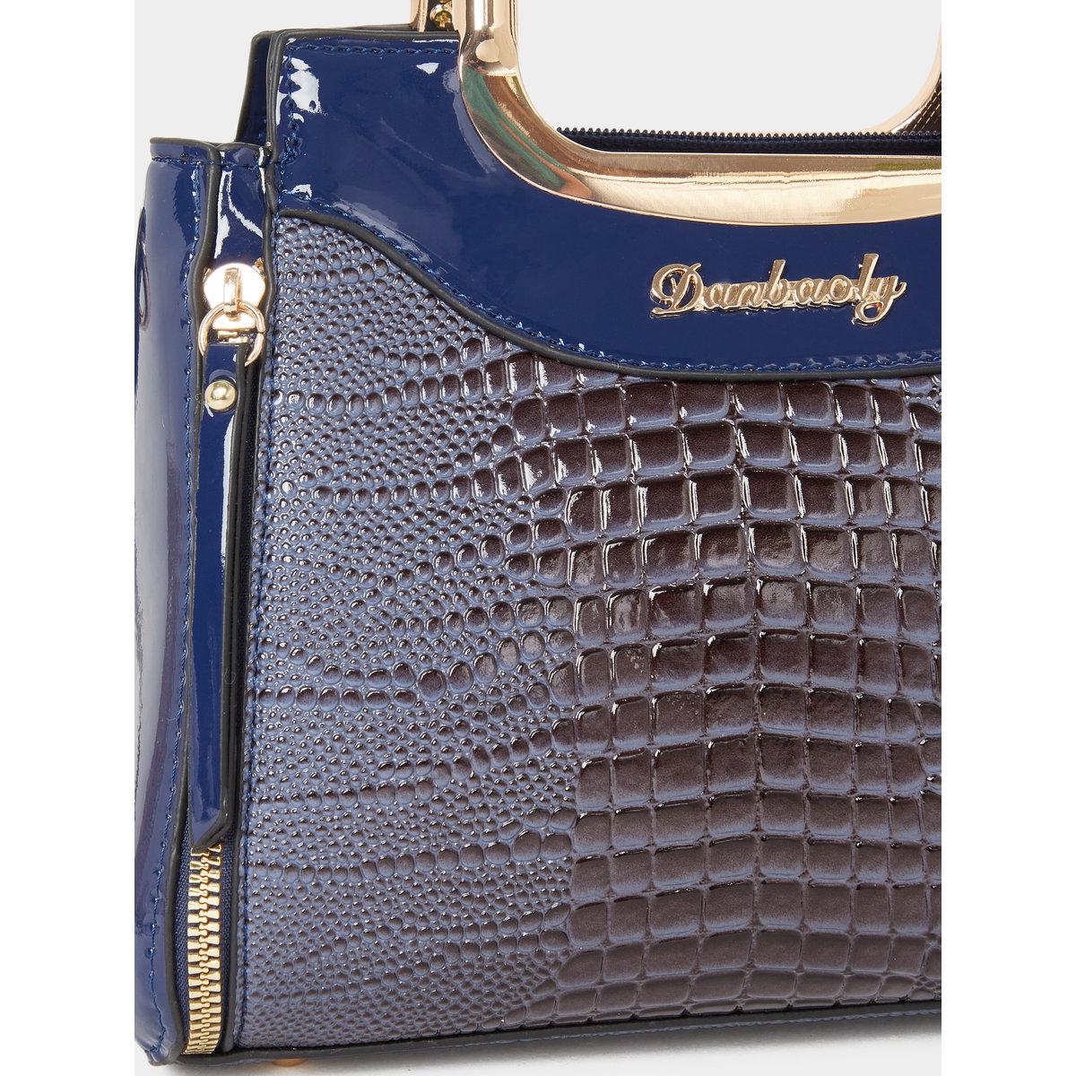Take Two Croc Skin Dual Handles Handbag-women-bagsandwallets-handbags-image-4