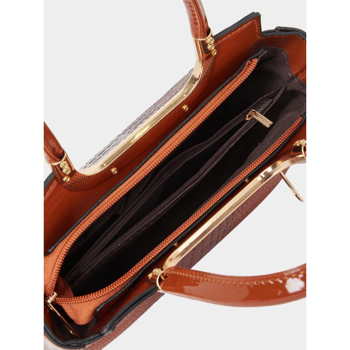 Take Two Croc Skin Dual Handles Handbag-women-bagsandwallets-handbags-image-4