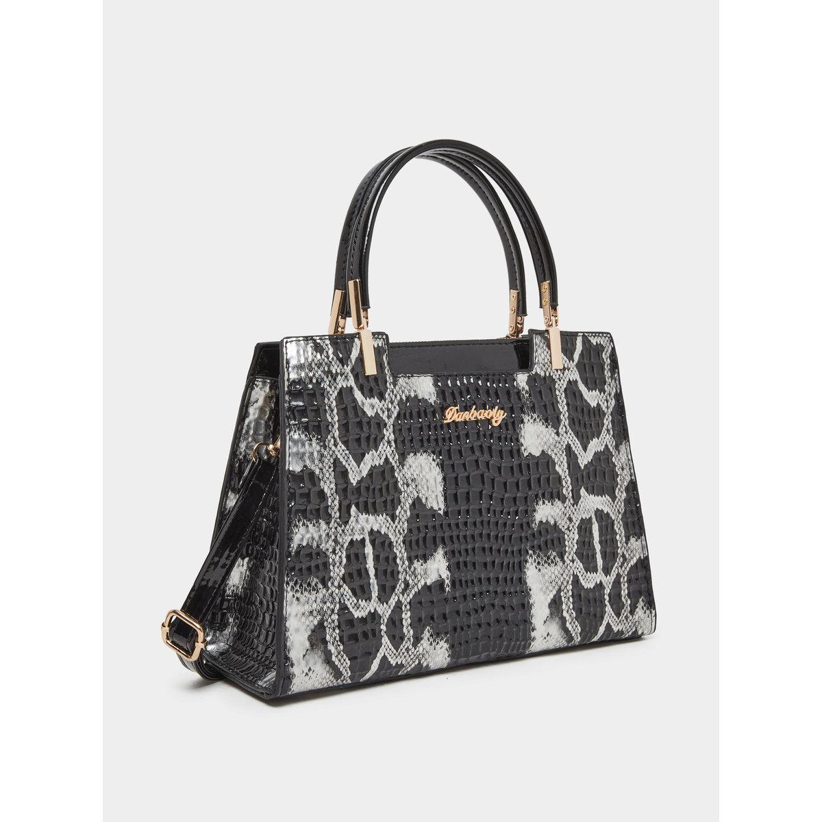 شنطة يد بملمس جلد الثعبان-women-bagsandwallets-handbags-image-1