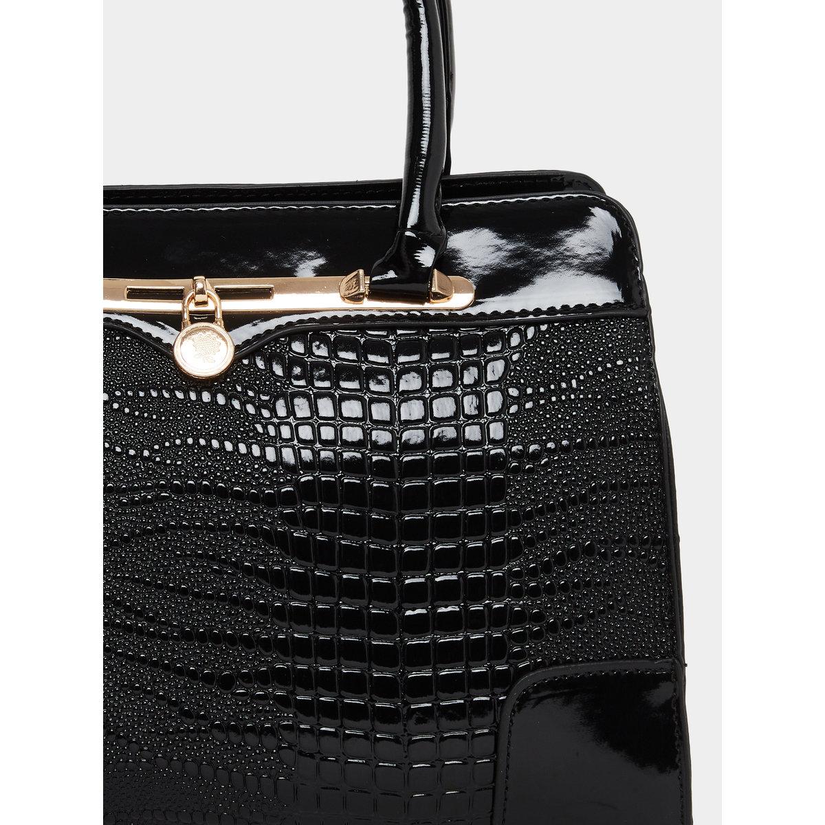 Take Two Croc Skin Dual Top Handle Handbag-women-bagsandwallets-handbags-image-3