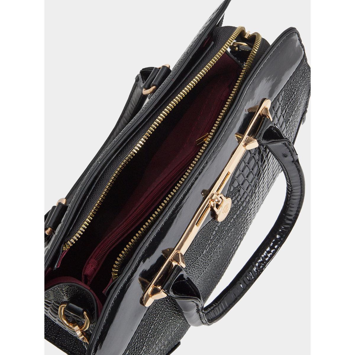 Take Two Croc Skin Dual Top Handle Handbag-women-bagsandwallets-handbags-image-4
