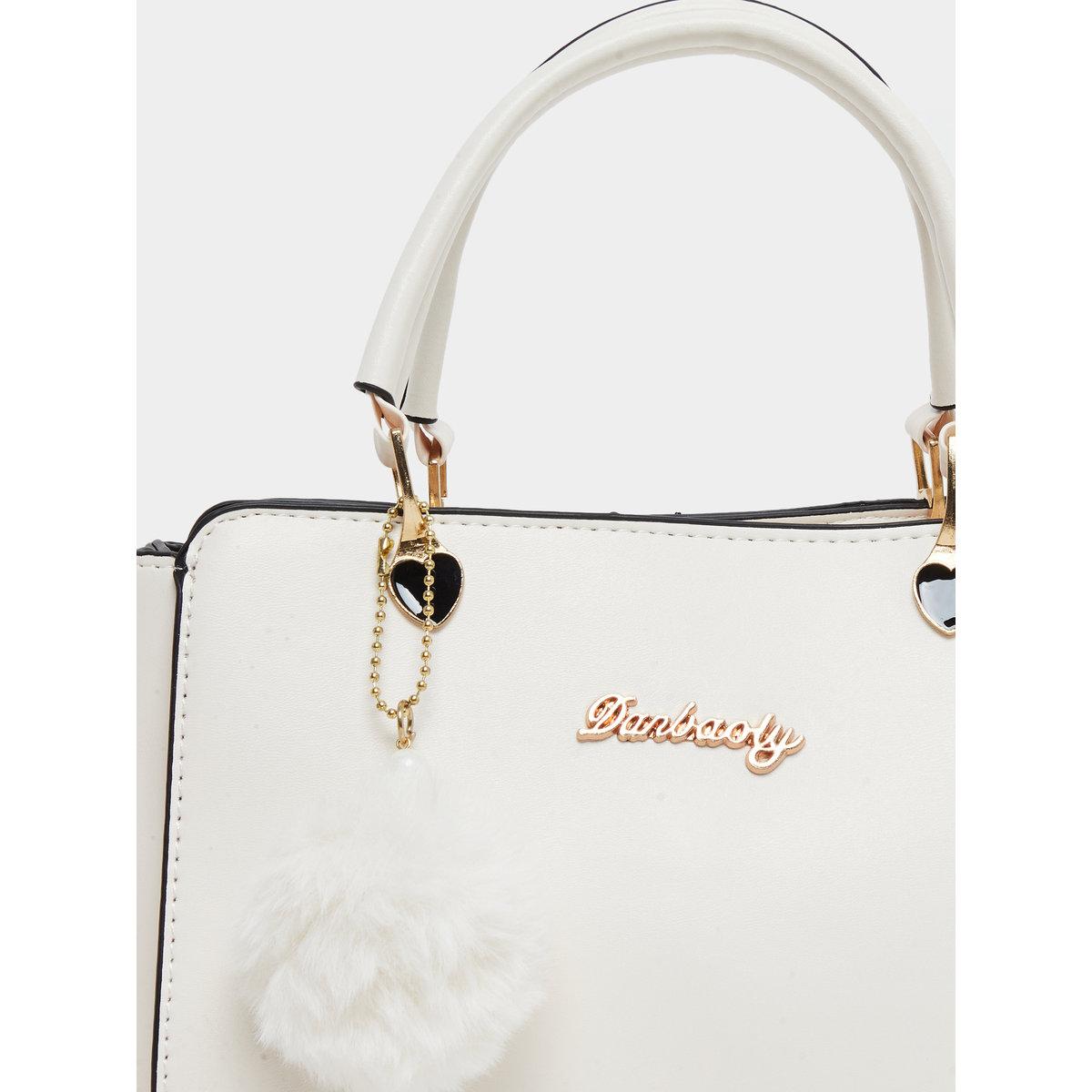 Take Two Solid Dual Handles Handbag with Purse Set-women-bagsandwallets-handbags-image-3