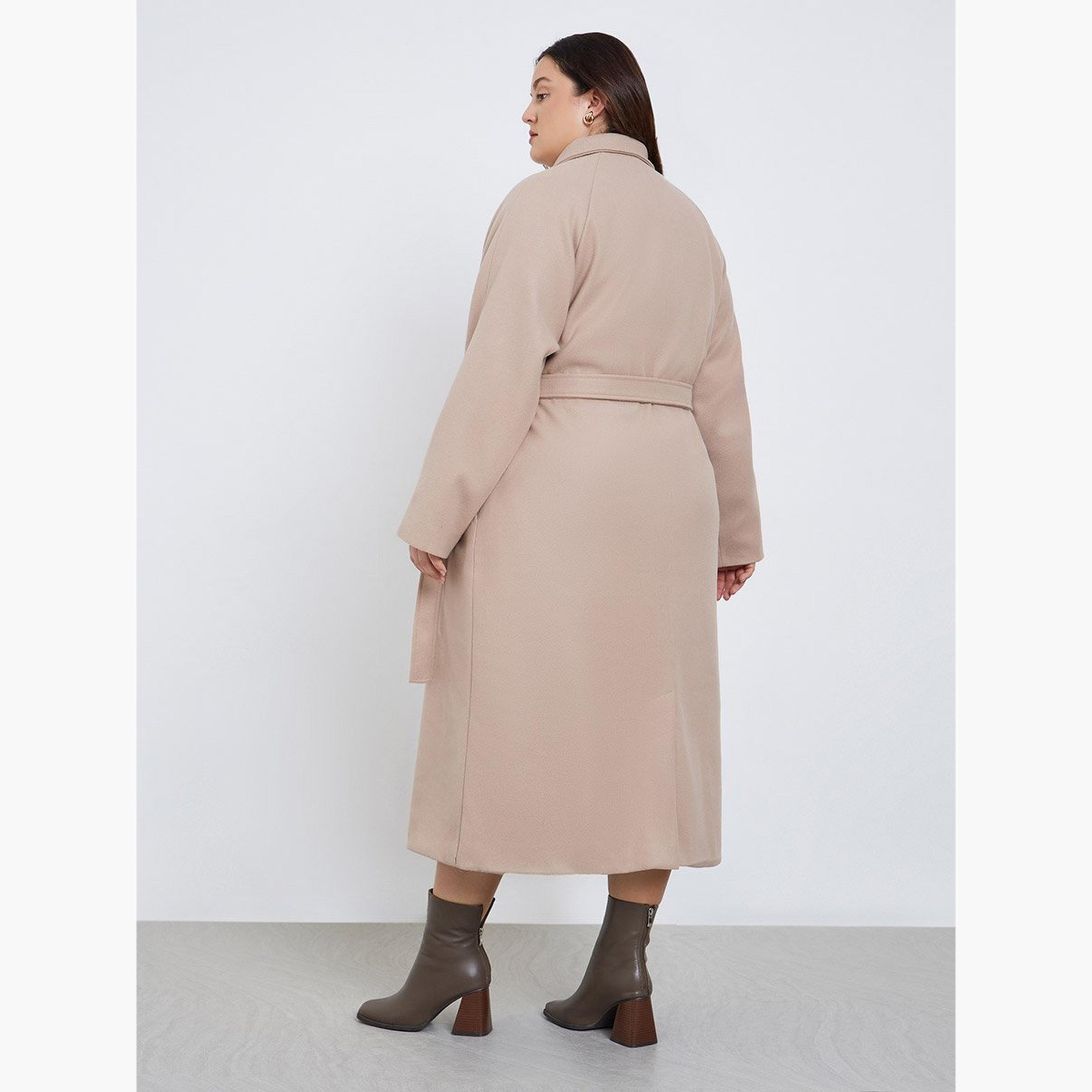 Styli Plus Size Oversized Belted Coat Shacket-women-clothing-plussize-coatsandjackets-coats-image-5